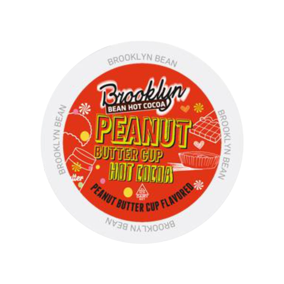 Brooklyn Bean Peanut Butter Cup Hot Cocoa Single-Serve Pods (Case of 160) K-Cups Brooklyn Bean