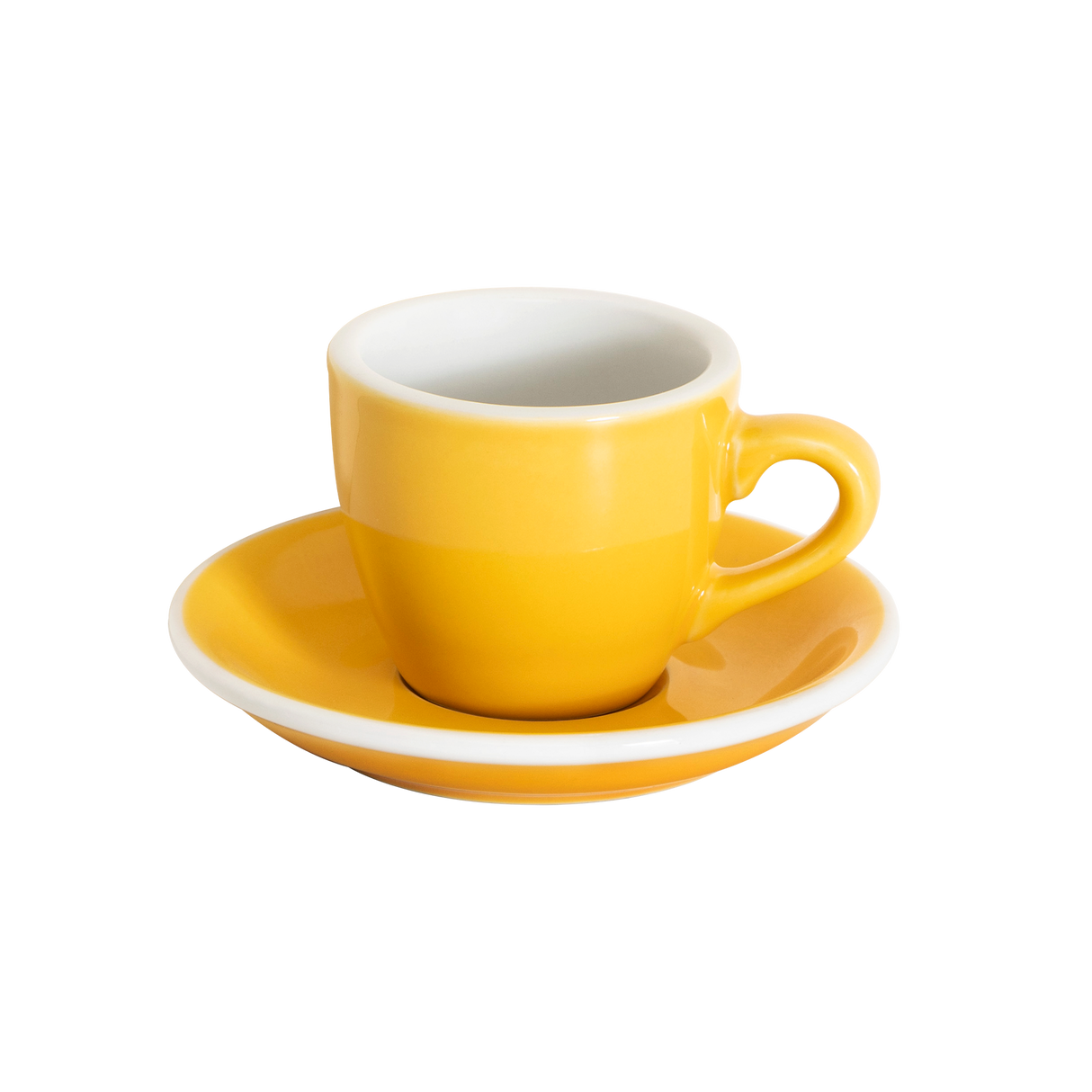 Loveramics Egg 80ml Espresso Cup and Saucer (Yellow) Kitchenware Loveramics