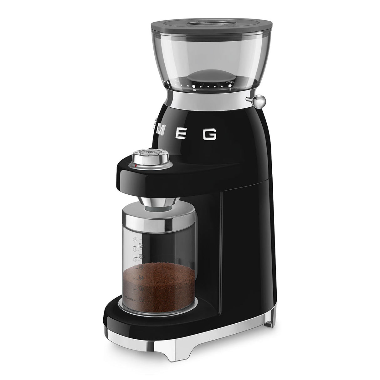 Smeg Retro-Style Coffee Grinder CGF03BLUS (Black) Coffee Grinder Smeg