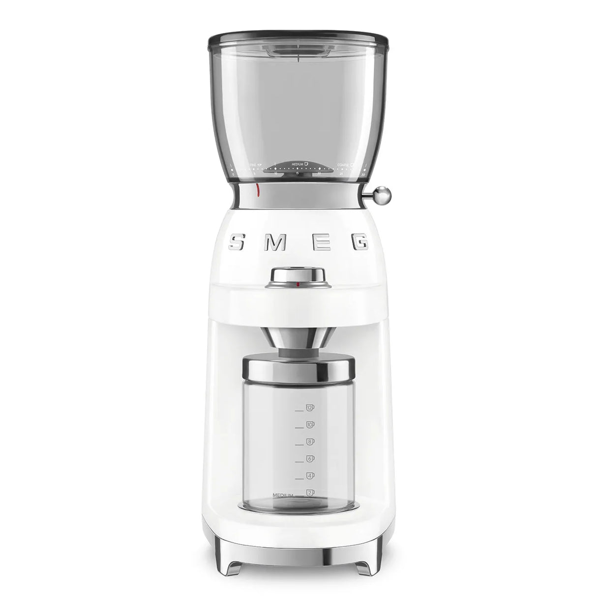 Smeg Retro-Style Coffee Grinder CGF11WHUS (White) Coffee Grinder Smeg