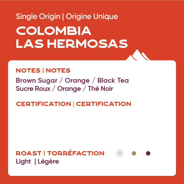 Reunion Island Colombian Las Hermosas Whole Bean Coffee Value Pack(Box of 6) Whole Bean Coffee Reunion Coffee Roasters