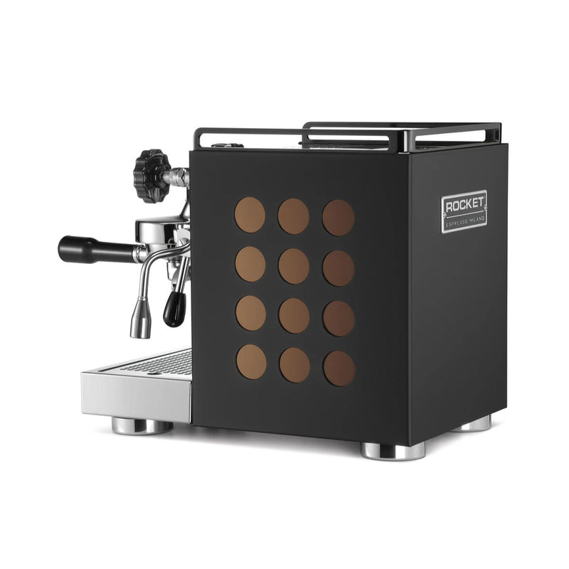 Rocket Appartamento Espresso Machine RE501B3C12 (Black-Copper) - Open Box, Unused