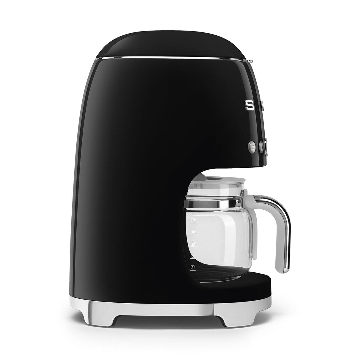 Smeg 50s Retro-Style Drip Coffee Machine DCF02BLUS (Black) Drip Coffee Maker Smeg