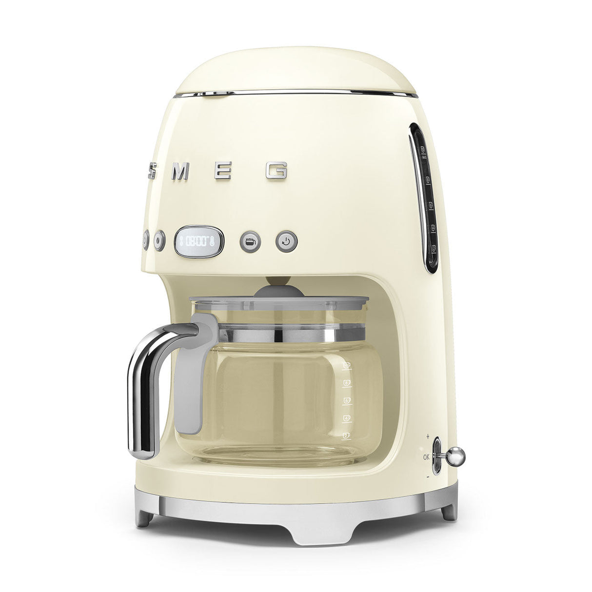Smeg 50s Retro-Style Drip Coffee Machine DCF02CRUS (Cream) Drip Coffee Maker Smeg