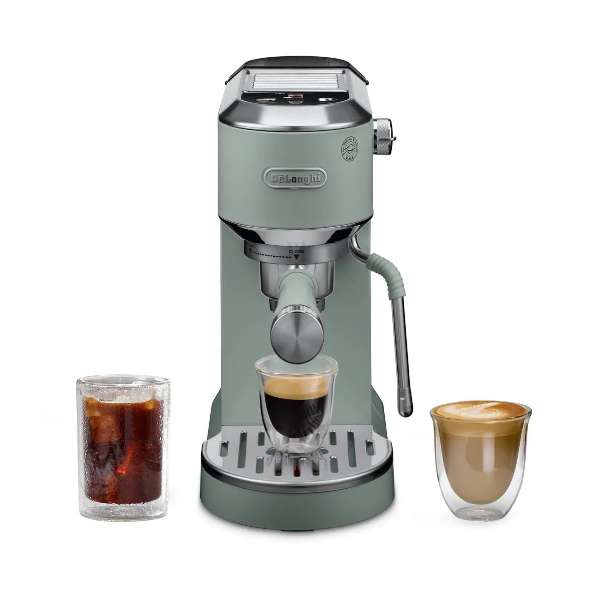 De'Longhi Dedica Duo Espresso Machine with Cold Brew EC890GR (Pistachio) Espresso Machine DeLonghi