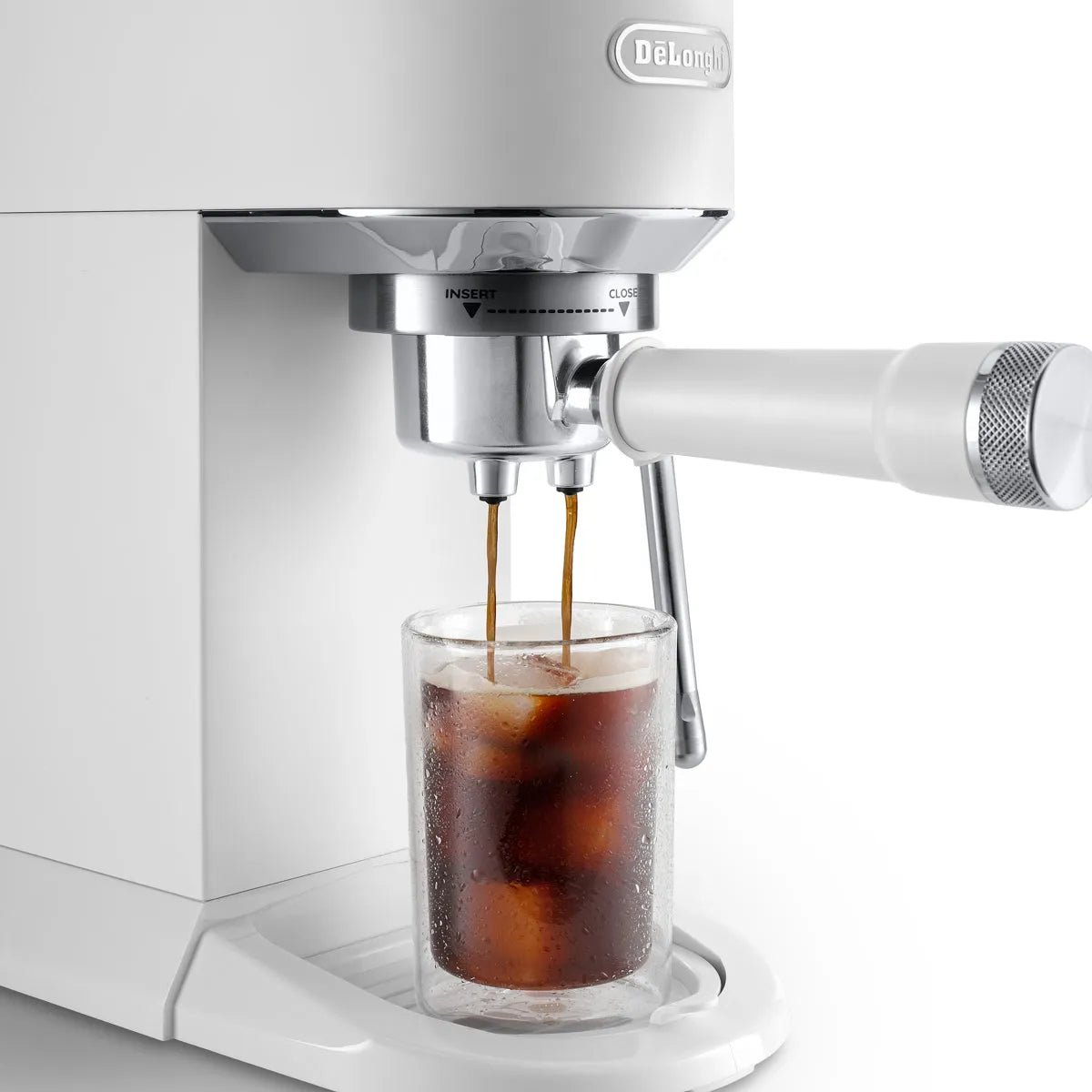 De'Longhi Dedica Duo Espresso Machine with Cold Brew EC890WI (Vanilla) Espresso Machine DeLonghi