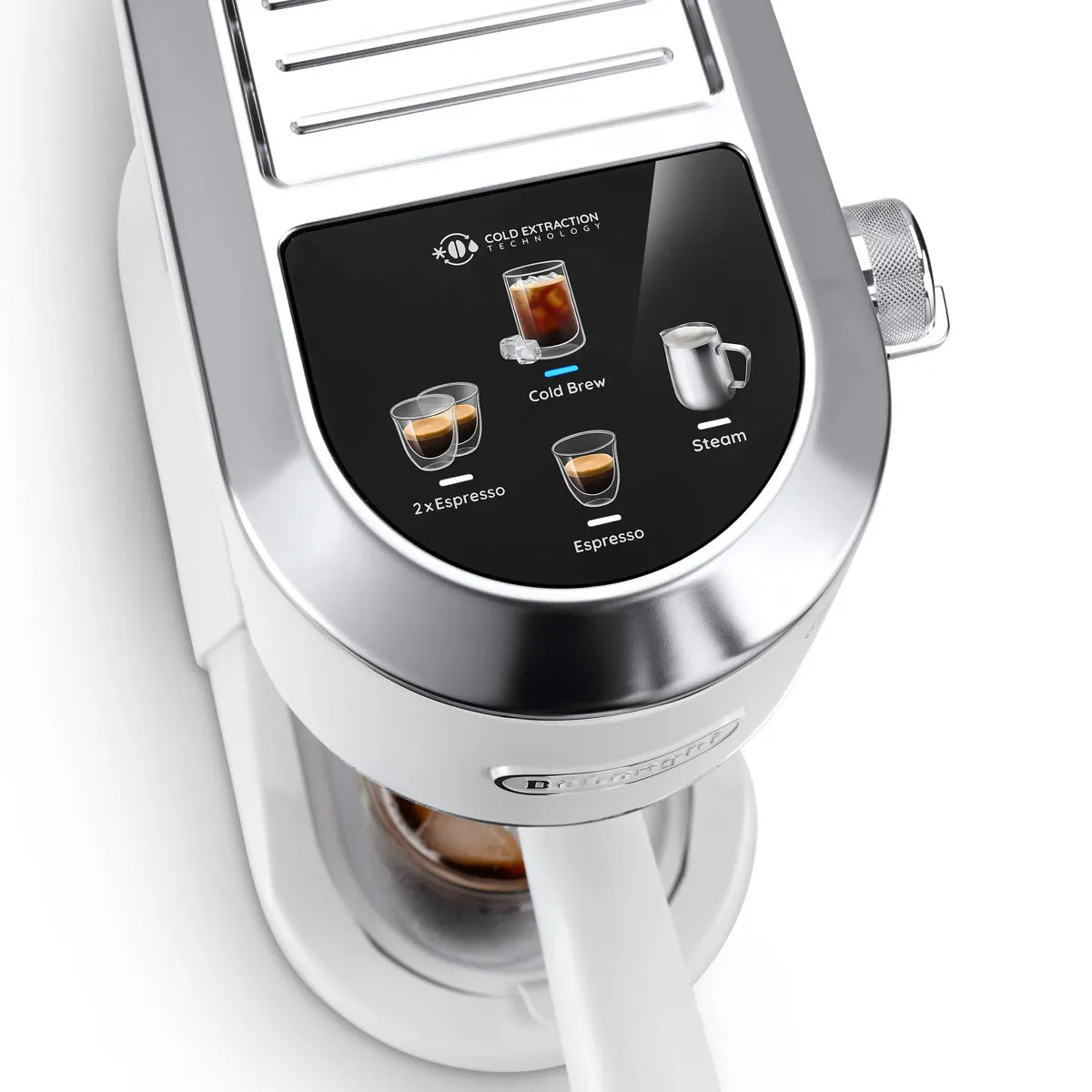De'Longhi Dedica Duo Espresso Machine with Cold Brew EC890WI (Vanilla) Espresso Machine DeLonghi