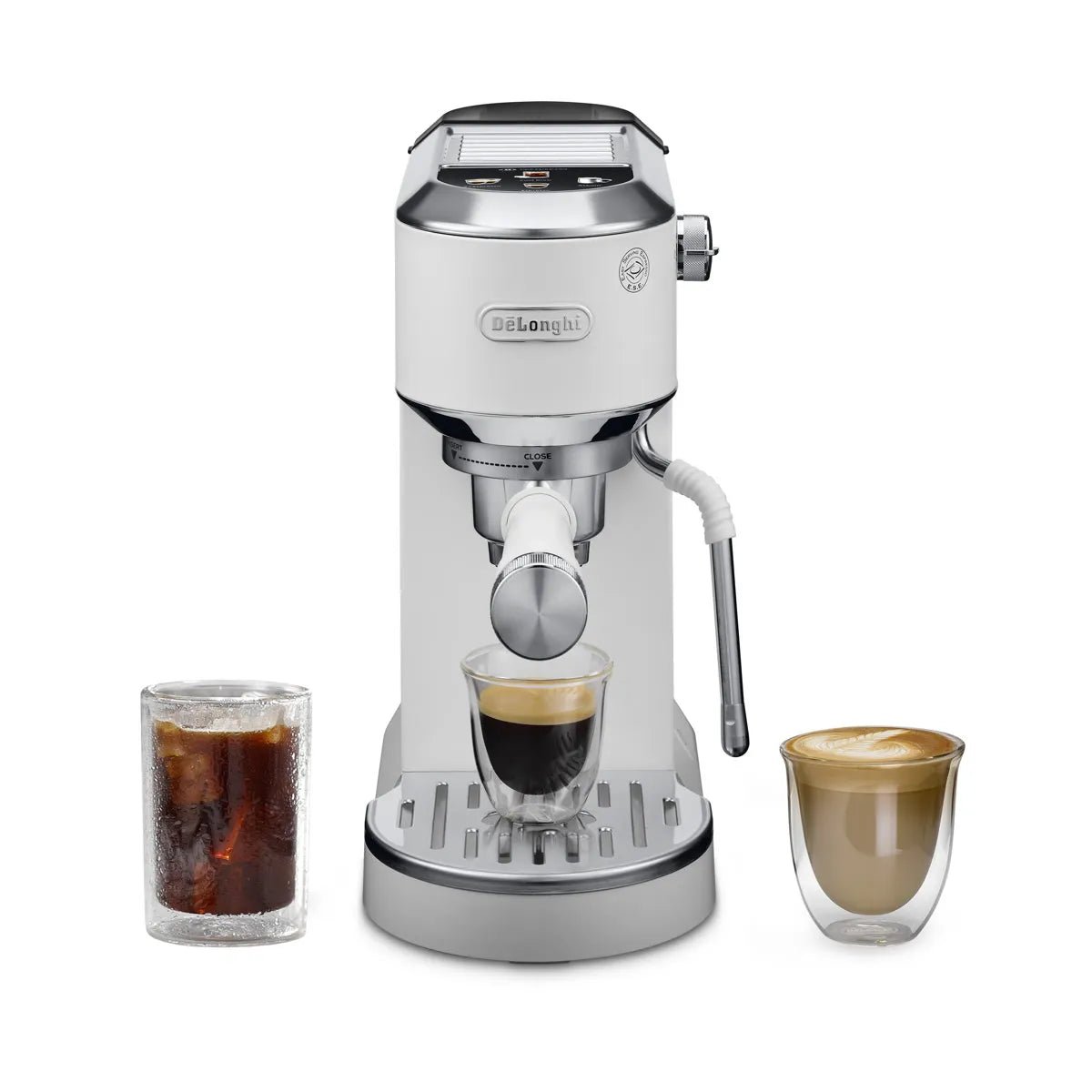 De'Longhi Dedica Duo Espresso Machine with Cold Brew EC890WI (Vanilla) Espresso Machine DeLonghi