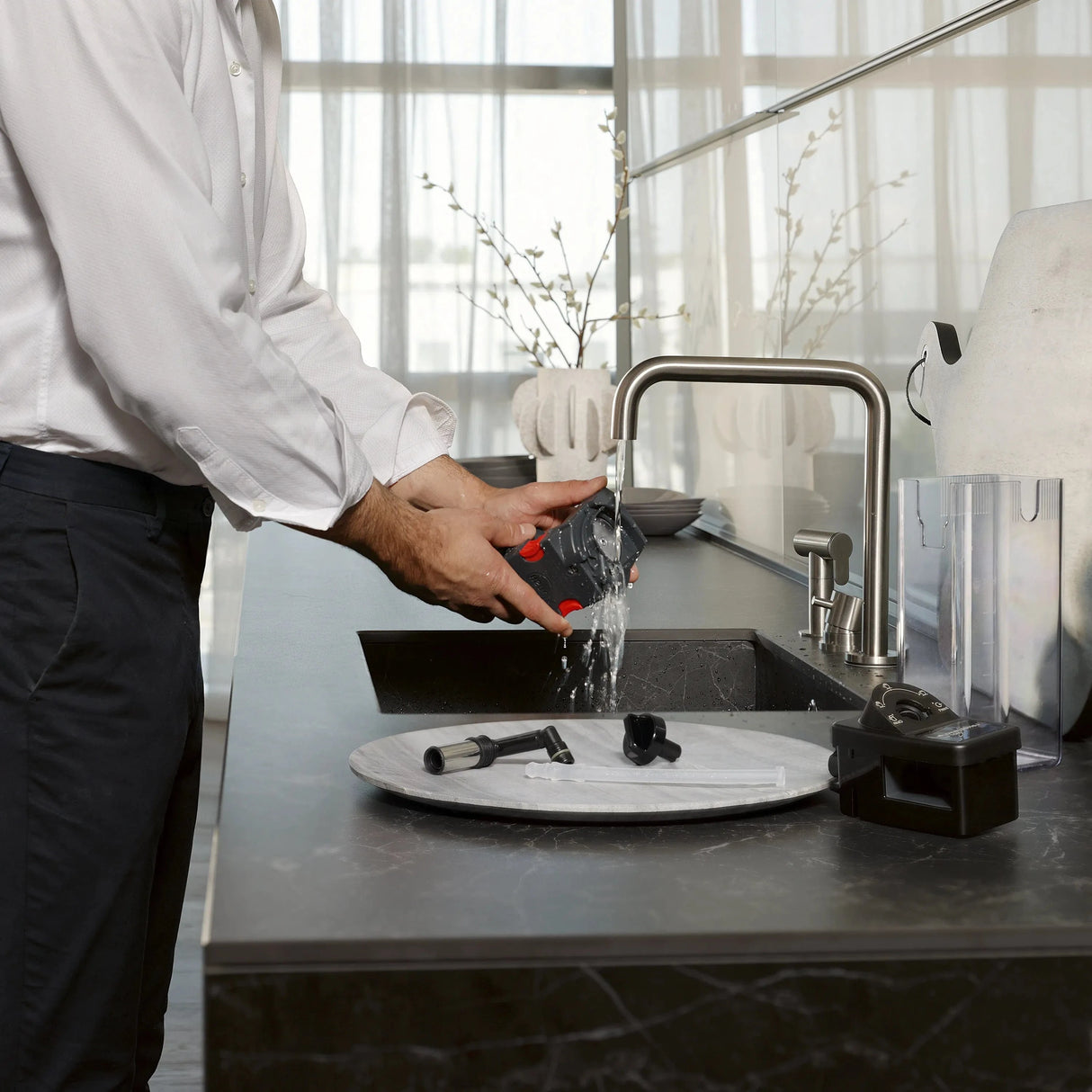 De'Longhi Dinamica Plus Super Automatic Espresso & Coffee Machine ECAM38085SB (Silver) Super Automatic Espresso Machine DeLonghi