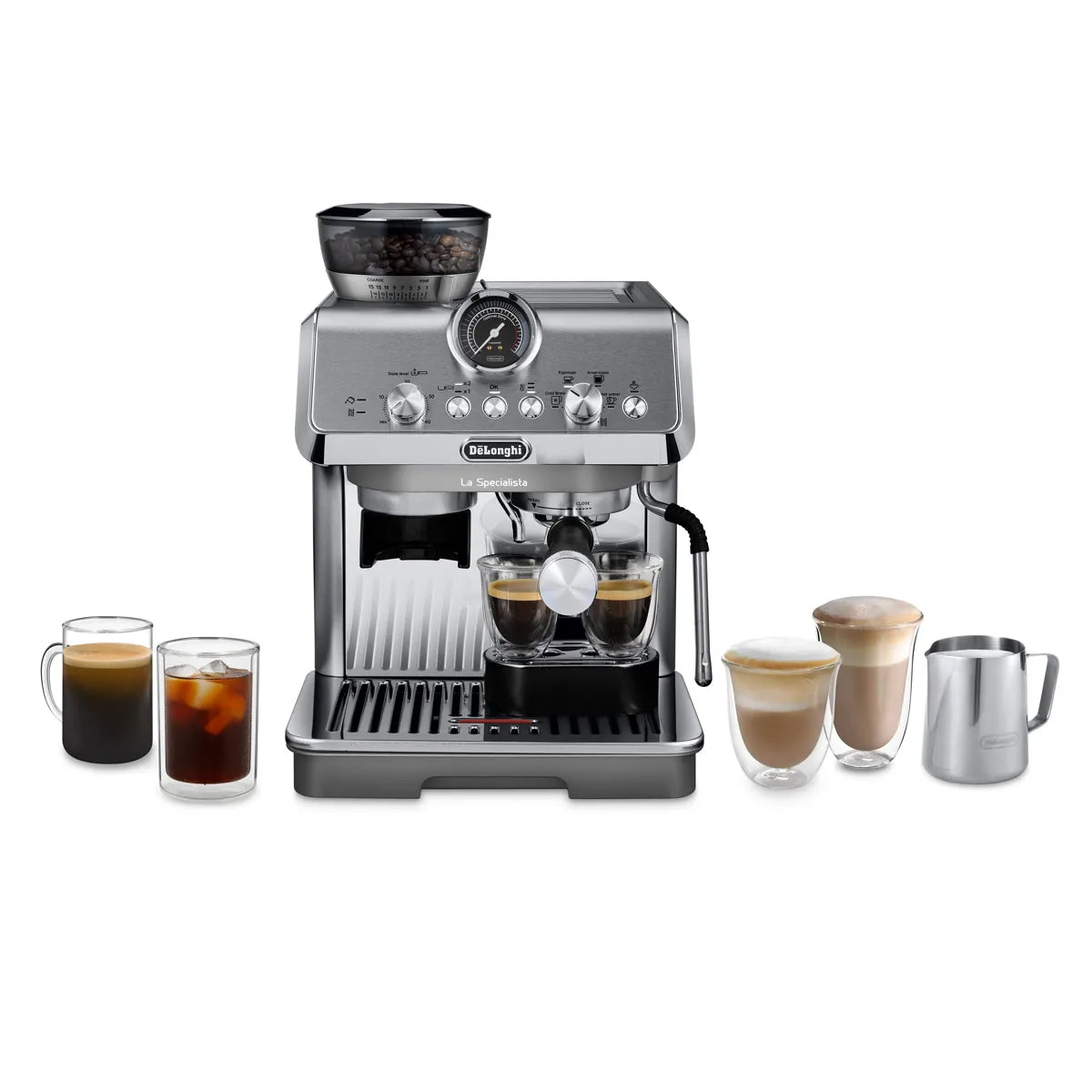 De'Longhi La Specialista Arte Evo Semi-Automatic Espresso Machine EC9250M (Metal) Espresso Machine DeLonghi
