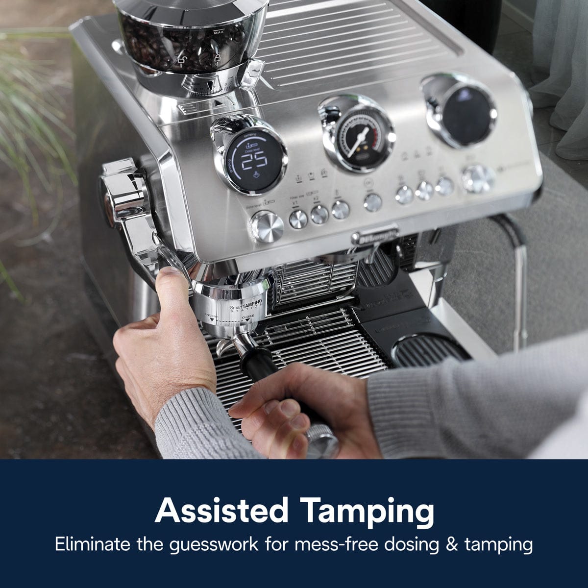 De'Longhi La Specialista Maestro Espresso Machine with Cold Brew EC9885M (Silver) Espresso Machine DeLonghi