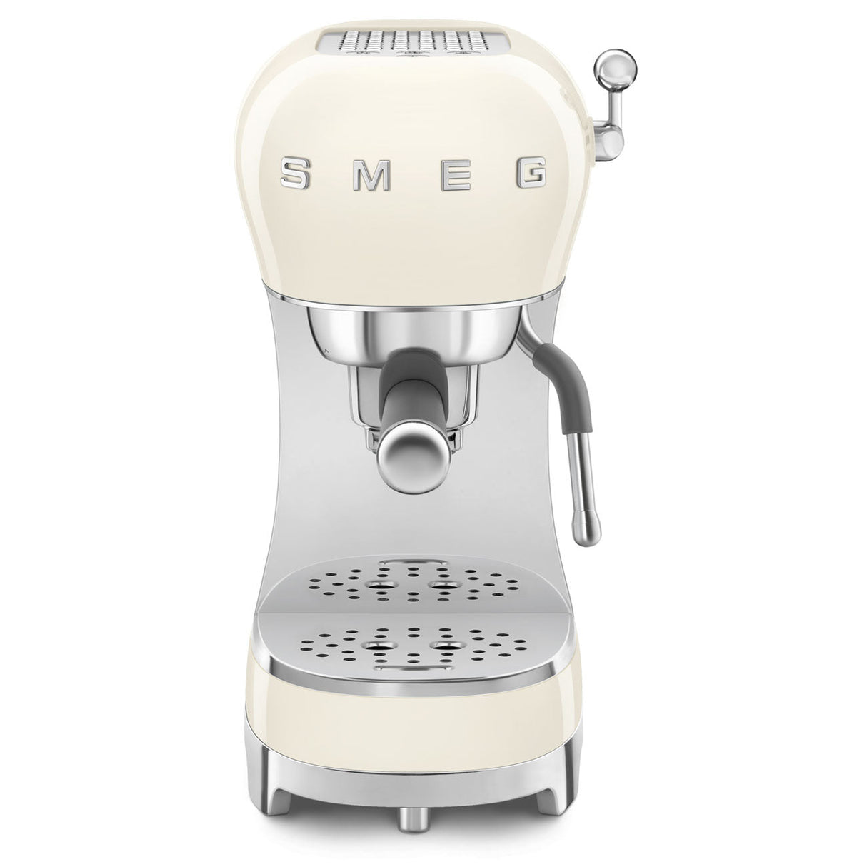 Smeg Retro-Style Espresso Maker ECF02CRUS (Cream) Espresso Machine Smeg
