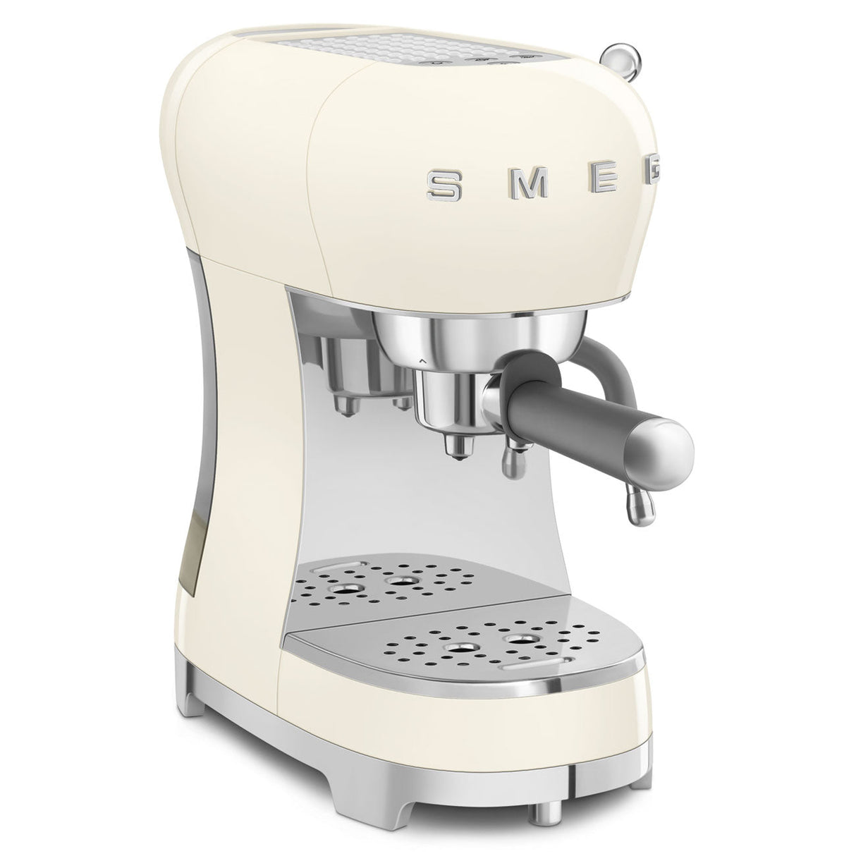Smeg Retro-Style Espresso Maker ECF02CRUS (Cream) Espresso Machine Smeg