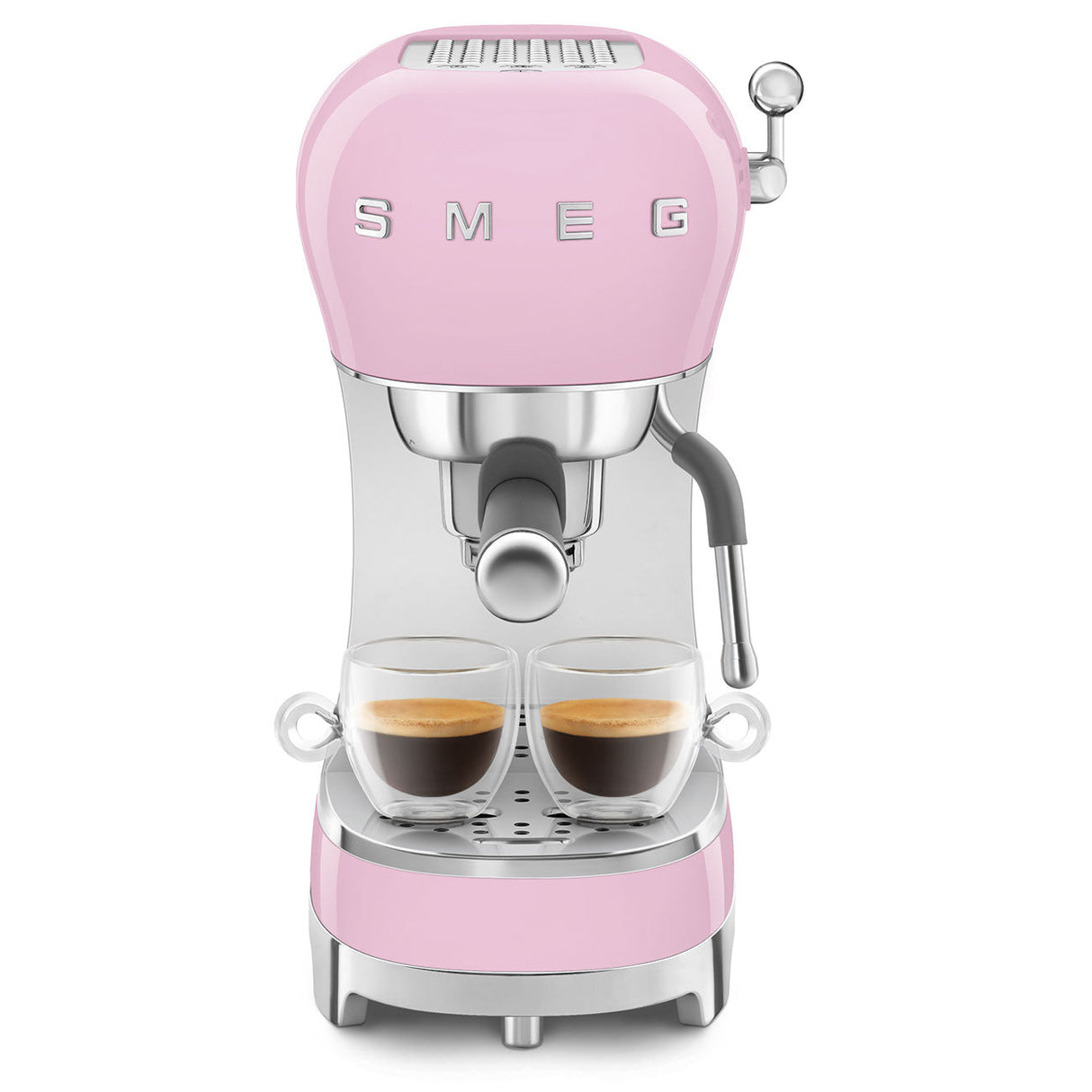 Smeg Retro-Style Espresso Maker ECF02PKUS (Pink) Espresso Machine Smeg