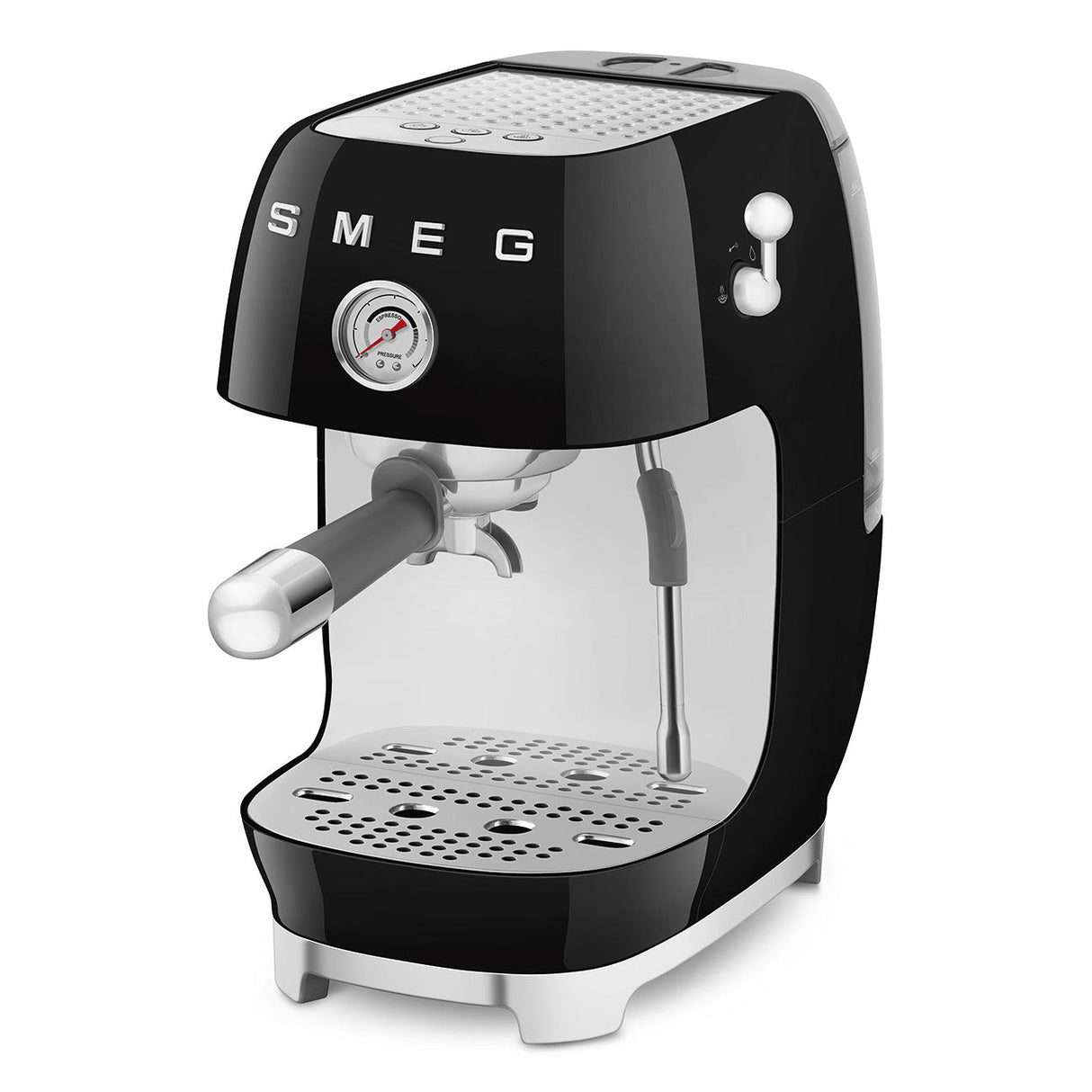 Smeg Retro-Style Espresso Maker with Cold Brew ECF03BLUS (Black) Espresso Machine Smeg