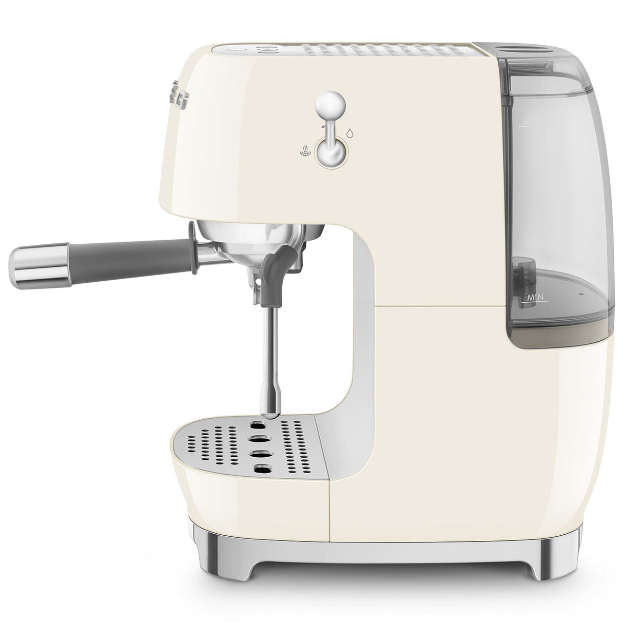 Smeg Retro-Style Espresso Maker with Cold Brew ECF03CRUS (Cream) Espresso Machine Smeg