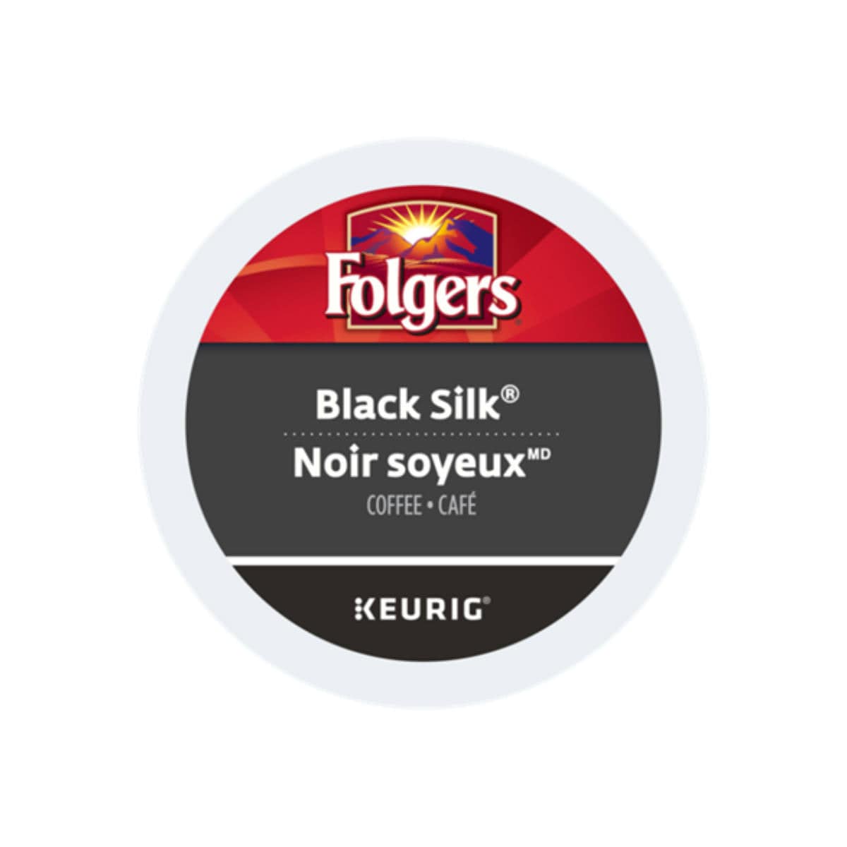 Folgers Gourmet Selections Black Silk K-Cup® Recyclable Pods (Case of 96) | Best Before Apr 11, 2024 K-Cups Folgers