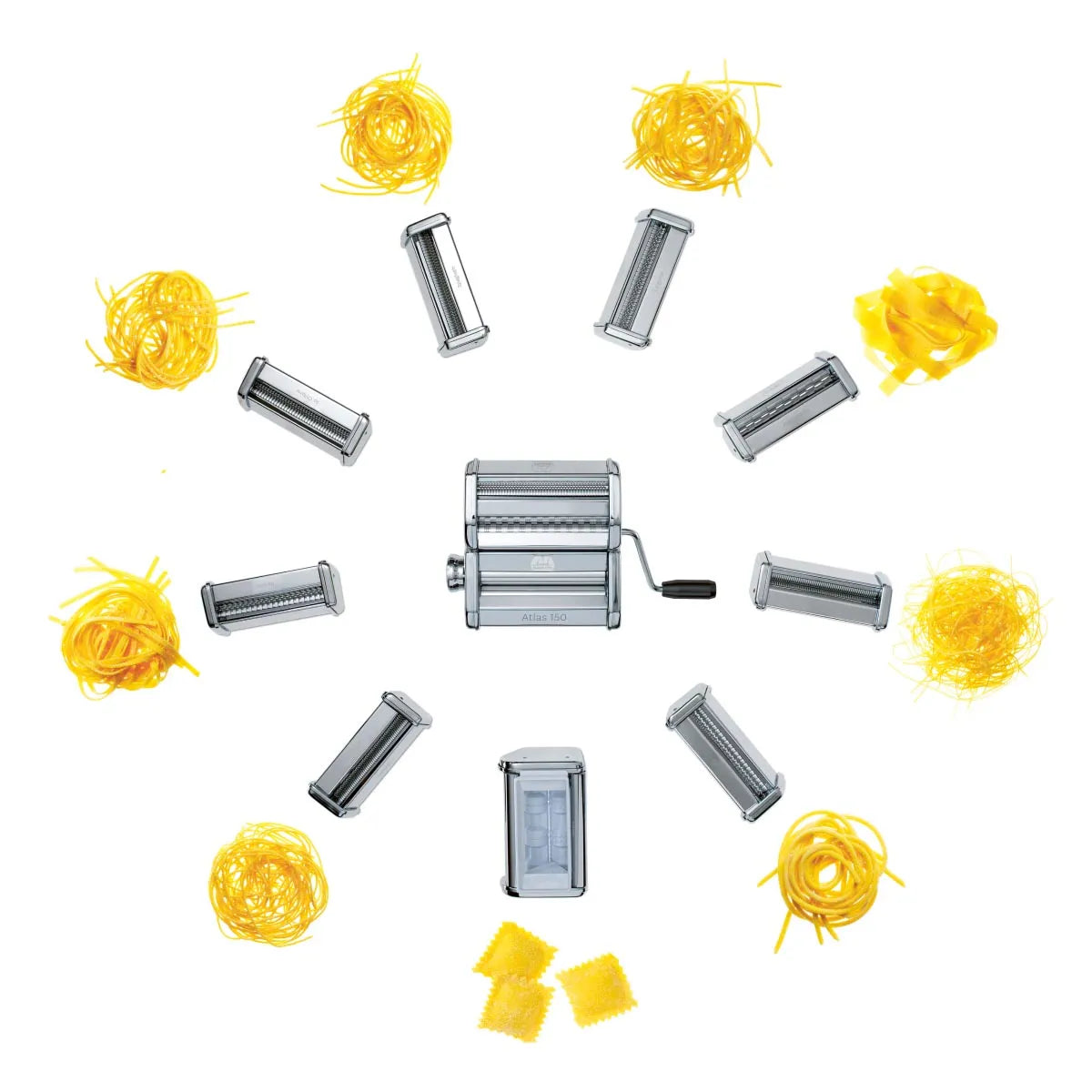 Marcato Atlas 150mm Ravioli Attachment Cutters Accessory Marcato