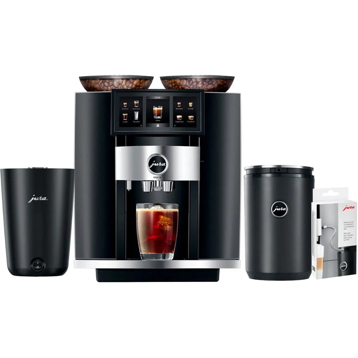 JURA GIGA 10 15527 Diamond Black Bundle: Cool Control 1L, Hot Cup Warm JURA GIGA 10 15527 Diamond Black Bundle: Cool Control 1L, Hot Cup Warm