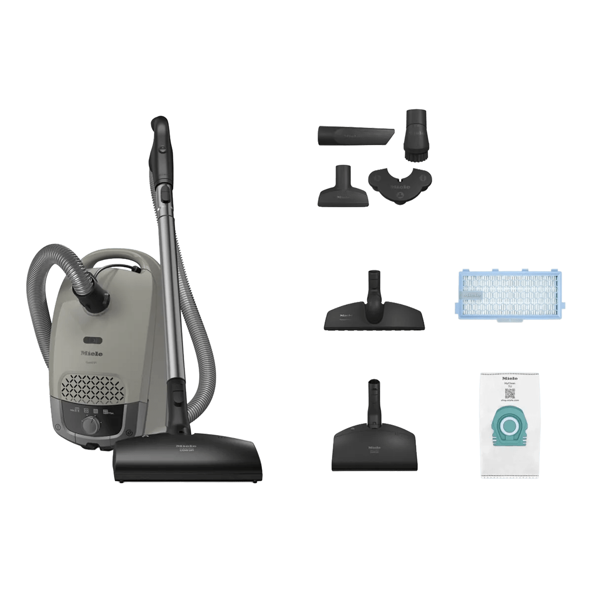 Miele Guard S1 Electro Canister Vacuum Cleaner 41TRE044CDN (Casa Grey) Vacuum Cleaners Miele