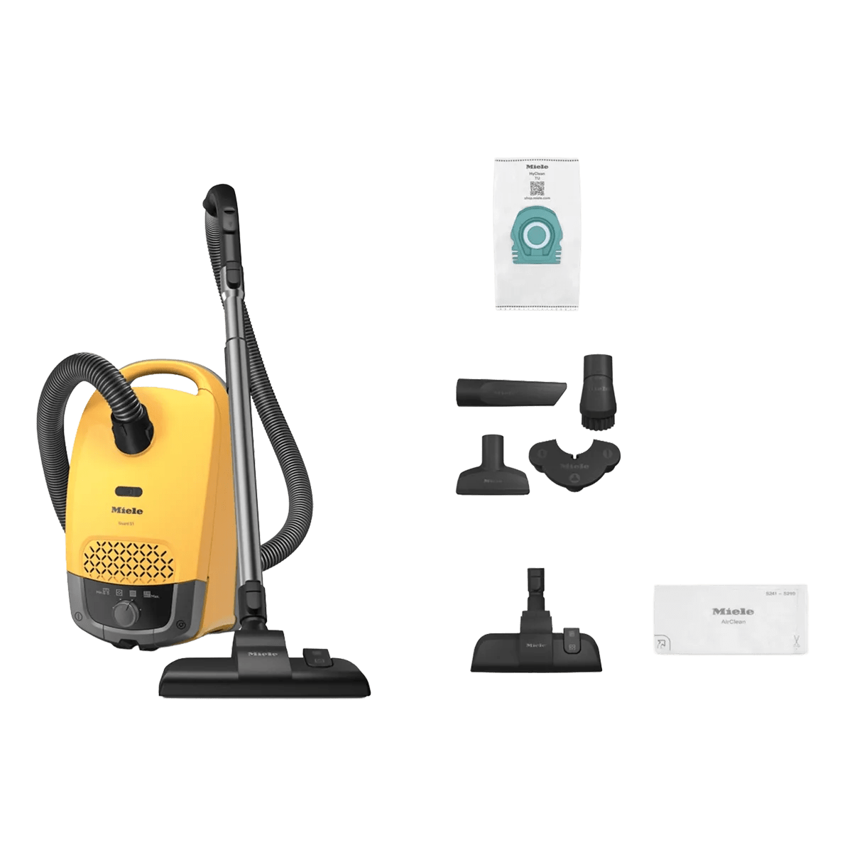 Miele Guard S1 Canister Vacuum Cleaner 41TAE033CDN (Sunset Yellow) Vacuum Cleaners Miele