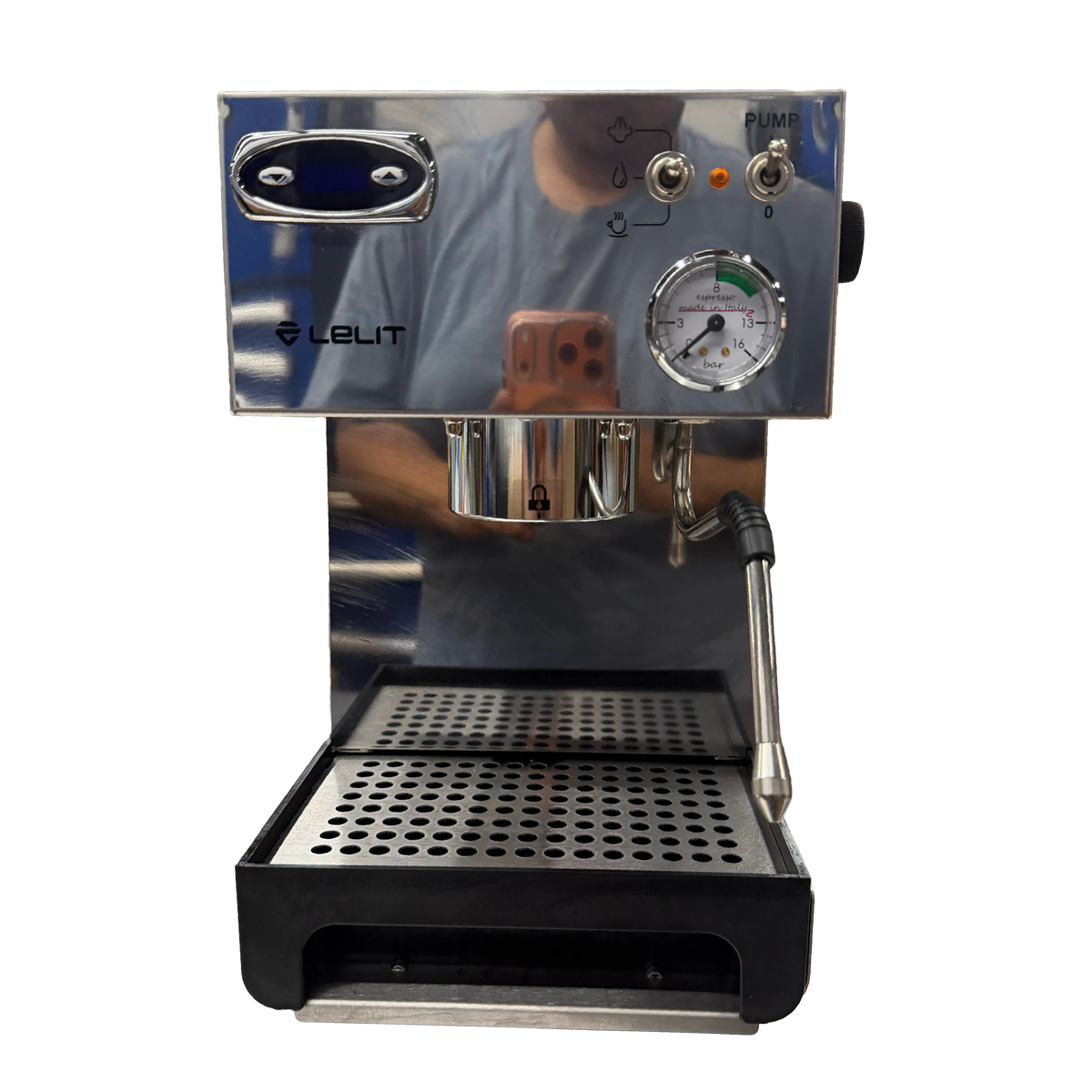 Lelit Anna 2 PL41TEM Espresso Machine with PID (Silver Stainless Steel) - Return (5107) Espresso Machine Lelit