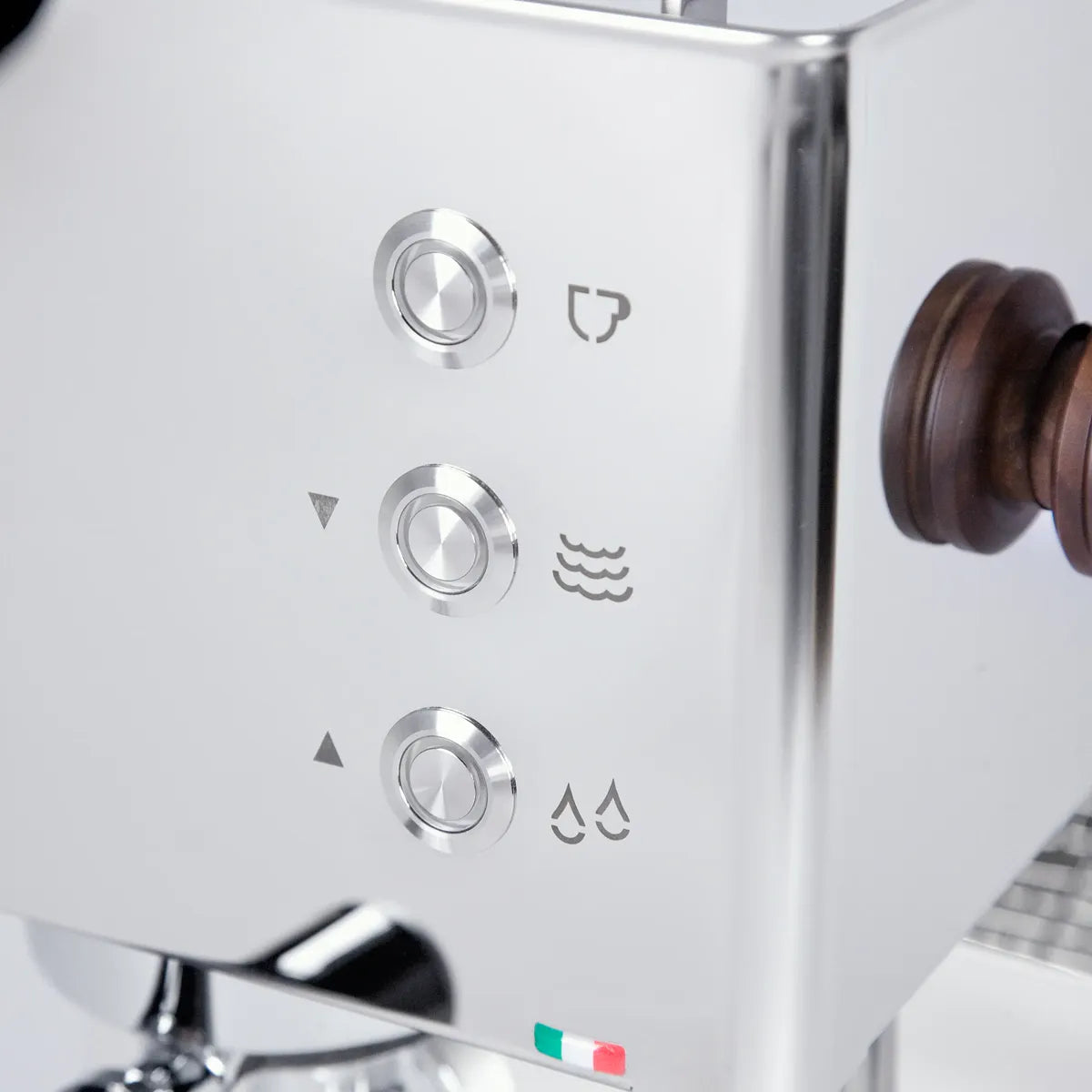 Quick Mill Pop-up Espresso Machine (Stainless Steel) with Tamper Bundle Espresso Machine Quick Mill