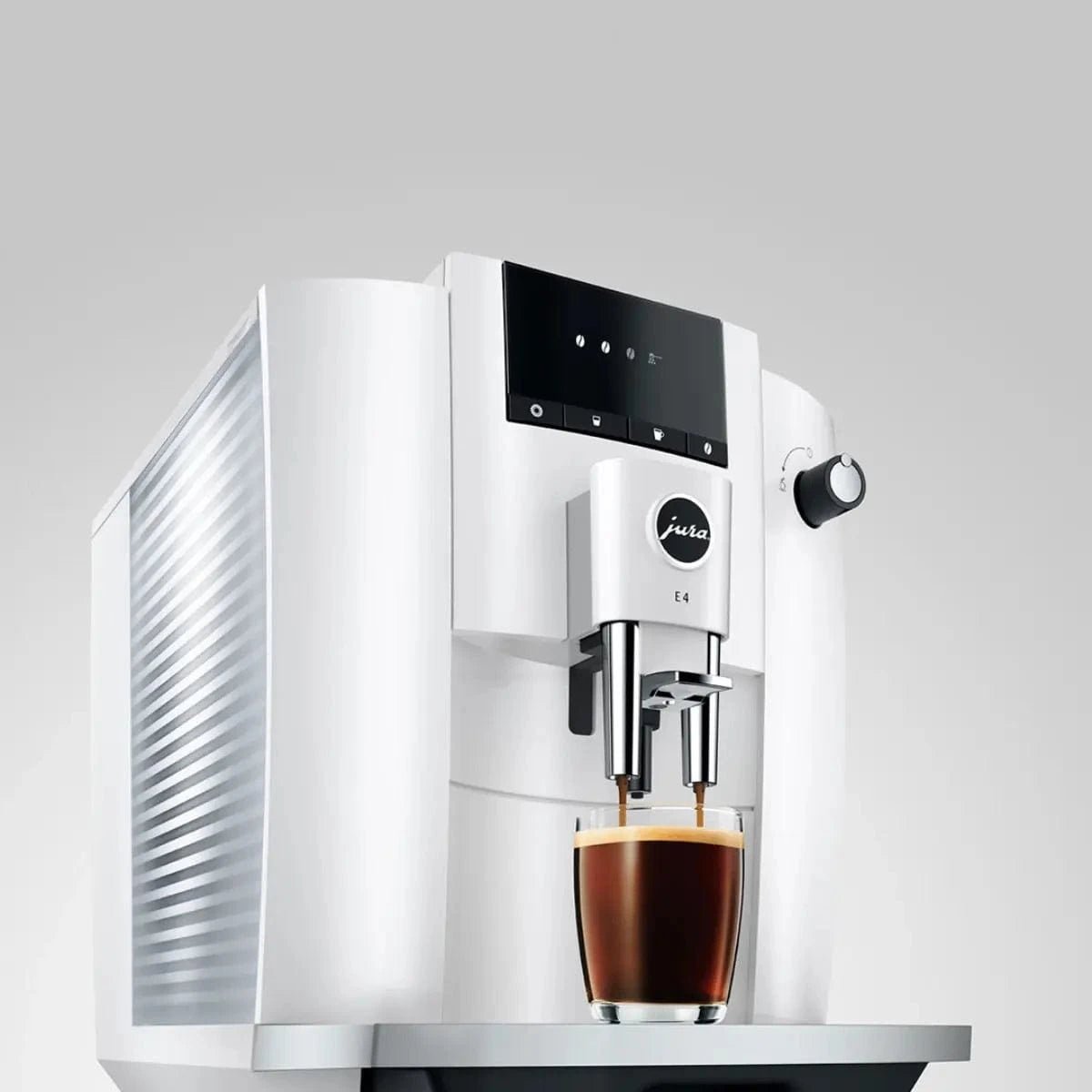 Jura E4 Super Automatic Coffee Machine (Piano White) Super Automatic Espresso Machine Jura