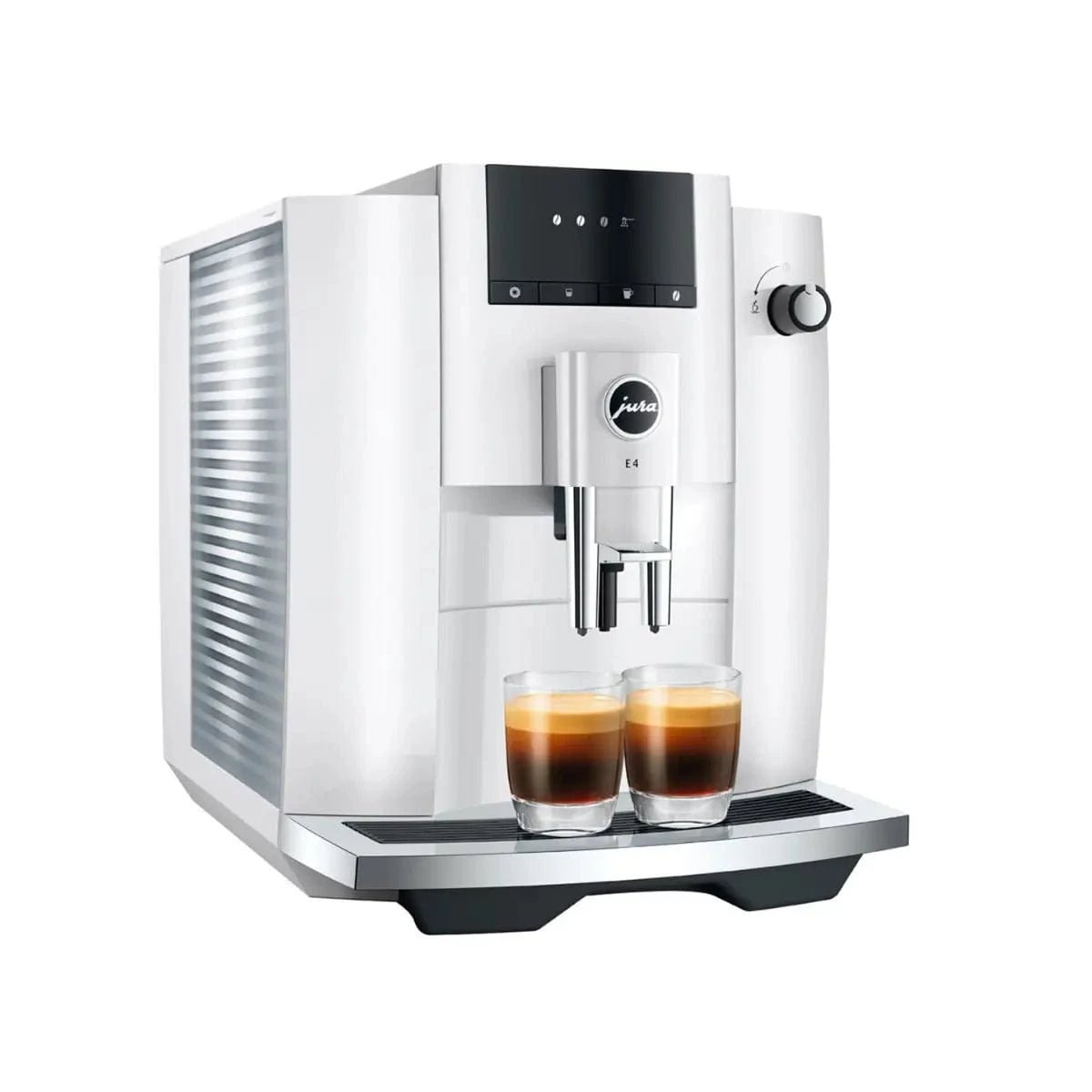 Jura E4 Super Automatic Coffee Machine (Piano White) Super Automatic Espresso Machine Jura