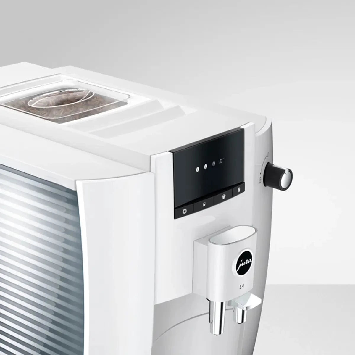 Jura E4 Super Automatic Coffee Machine (Piano White) Super Automatic Espresso Machine Jura