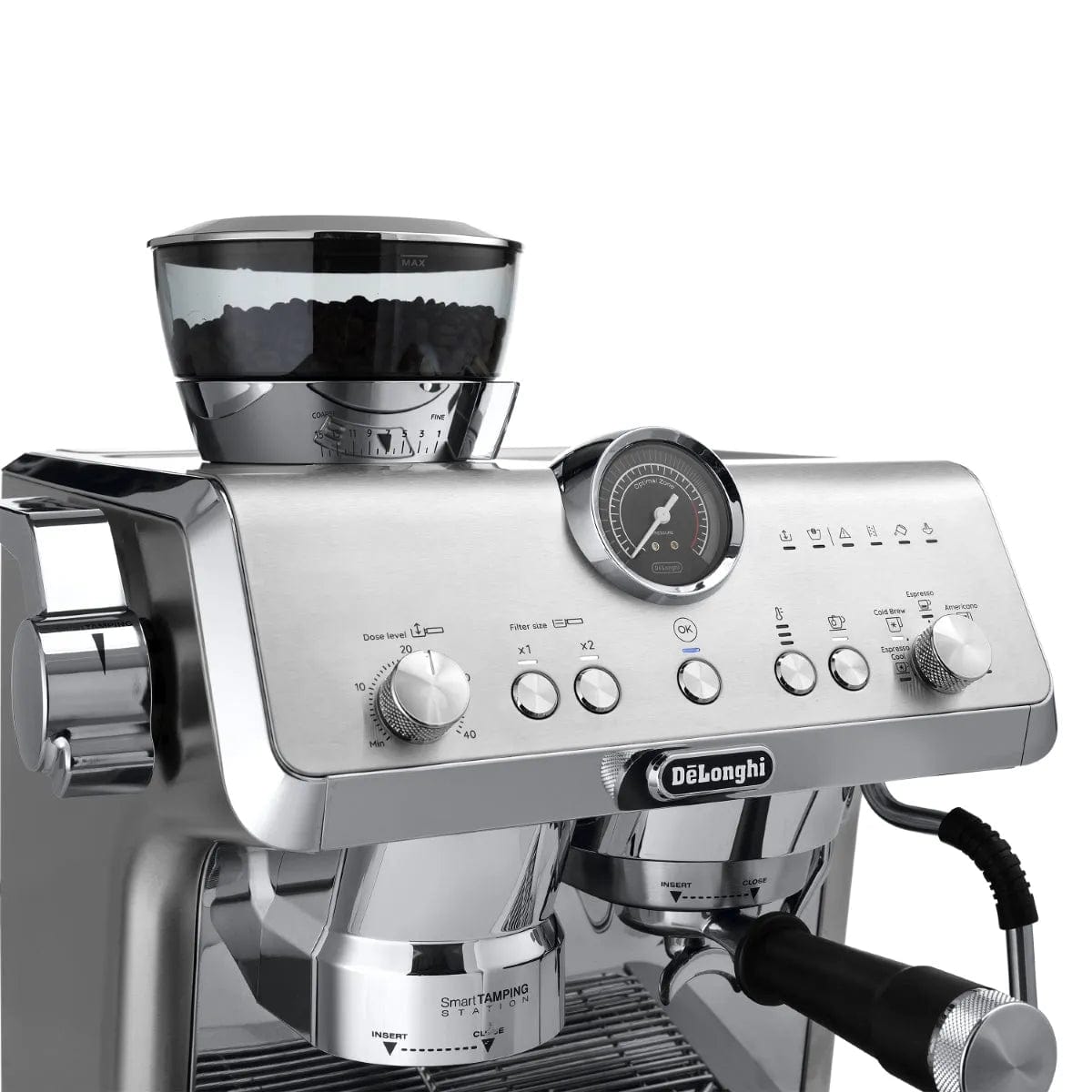 De'Longhi La Specialista Opera Semi-Automatic Espresso Machine with Cold Brew EC9555M (Metal) Espresso Machine DeLonghi