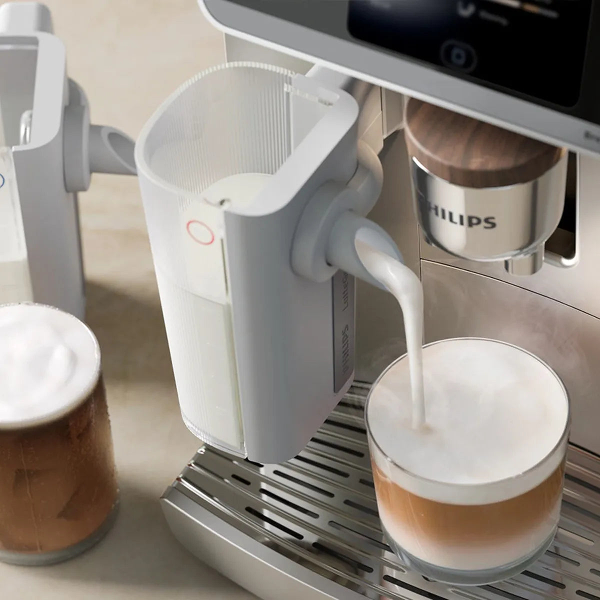 Philips Cafe Aromis 8000 Super Automatic Espresso Machine with LatteGo Pro EP8757/20 (Stainless Steel) Super Automatic Espresso Machine Philips