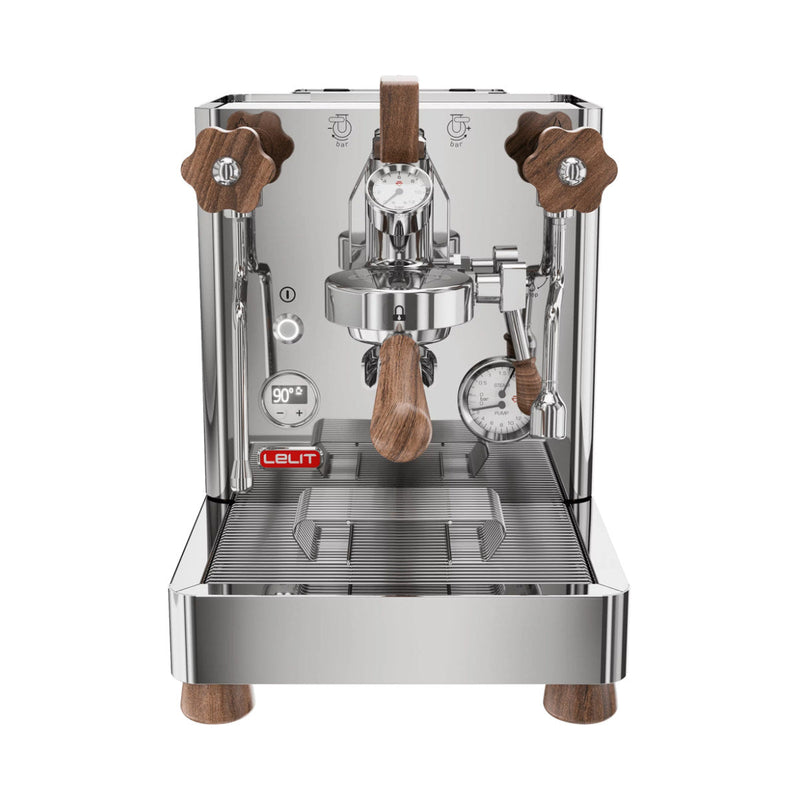 Lelit Bianca 3 Semi-Automatic Dual-Boiler E61 Espresso Machine with PID PL162T Version 3 (Stainless Steel) Bundle