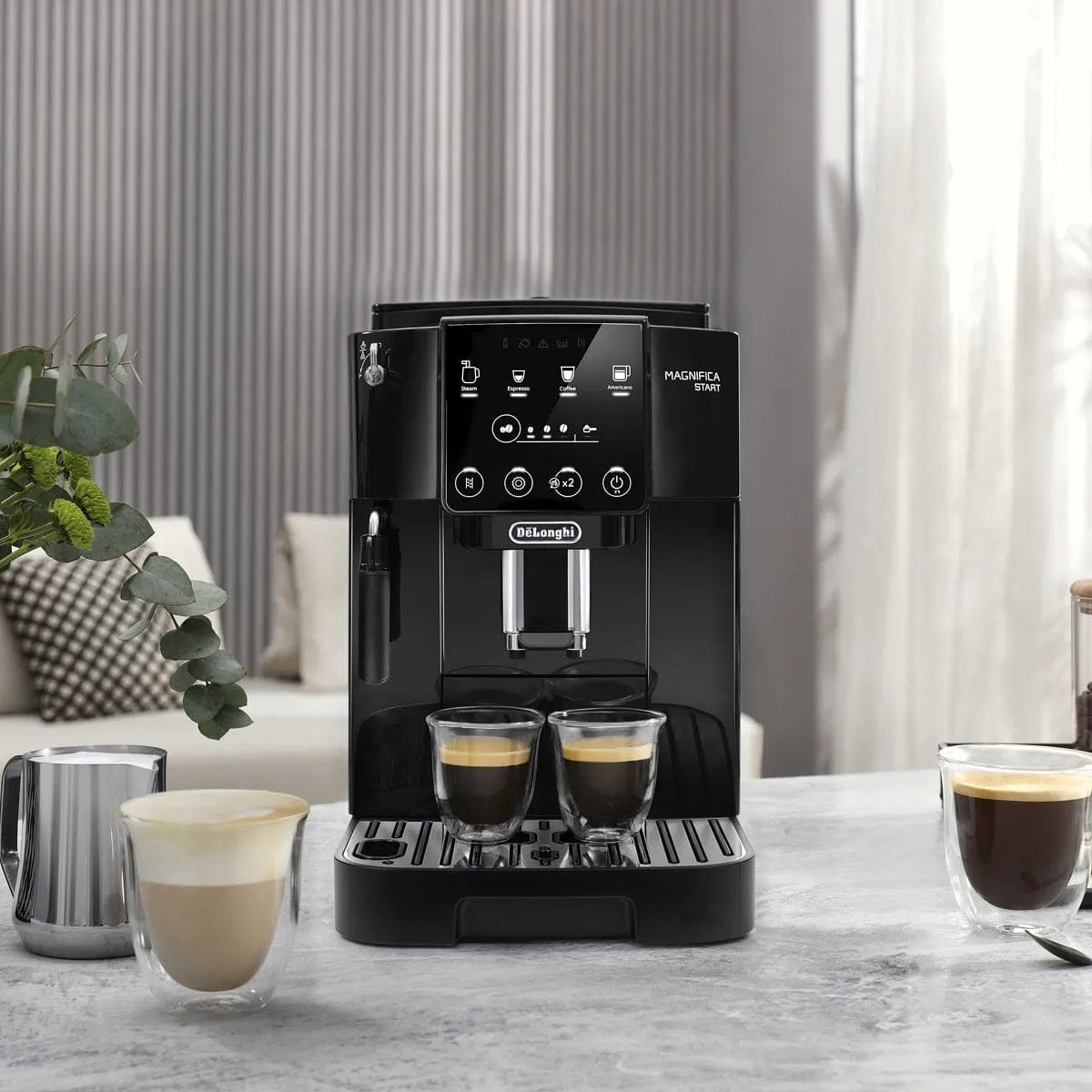 De'Longhi Magnifica Start Super Automatic Espresso Machine ECAM22022B (Black) Super Automatic Espresso Machine DeLonghi