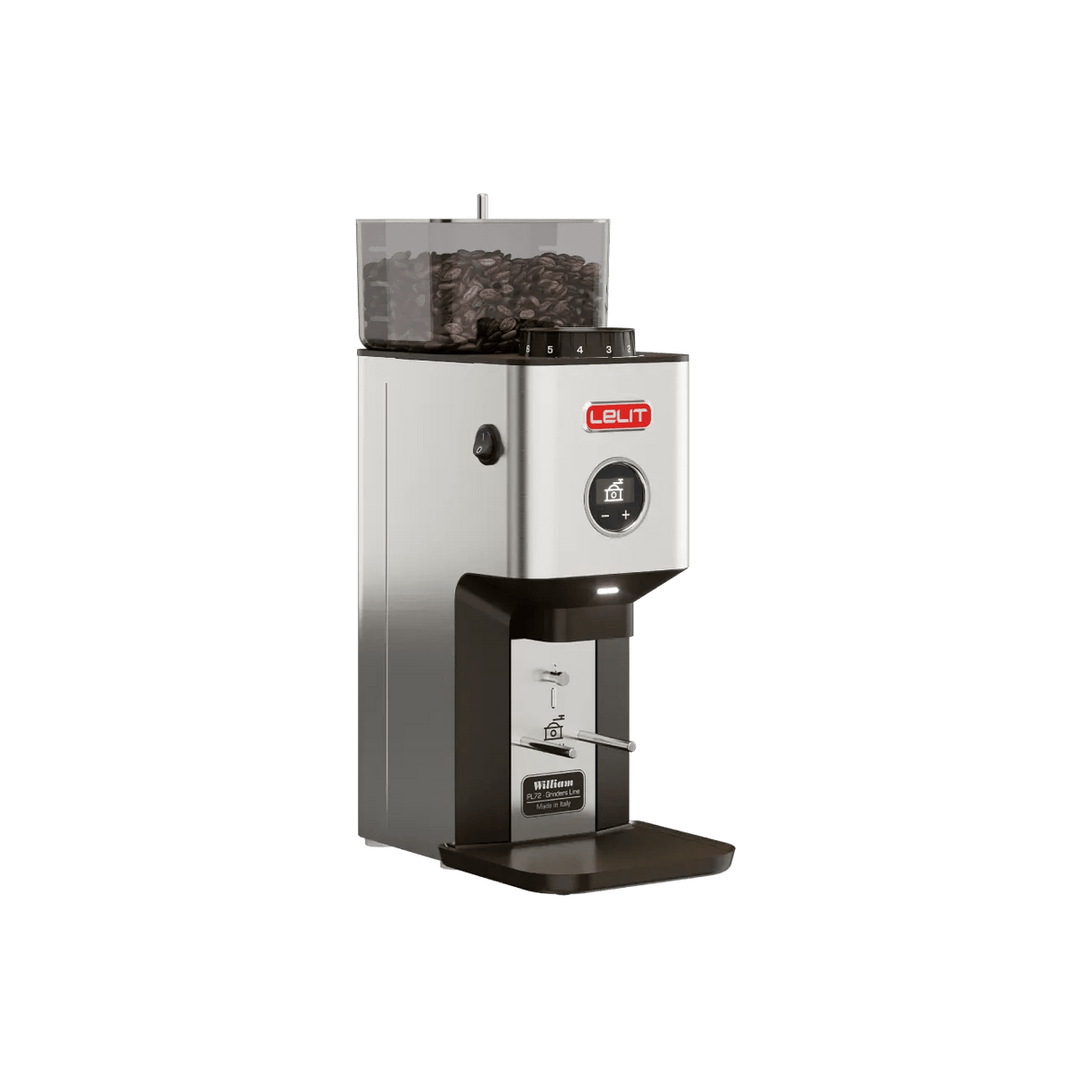 Lelit William Coffee Grinder PL72 (Brushed Stainless Steel) Coffee Grinder Lelit