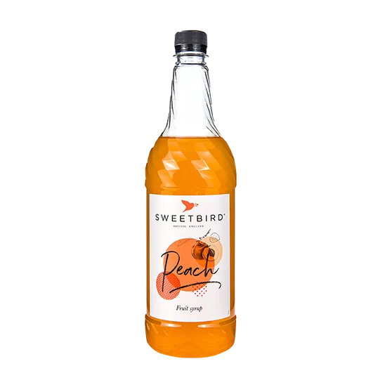 Sweetbird Peach Syrup (1 Litre) Syrups Sweetbird