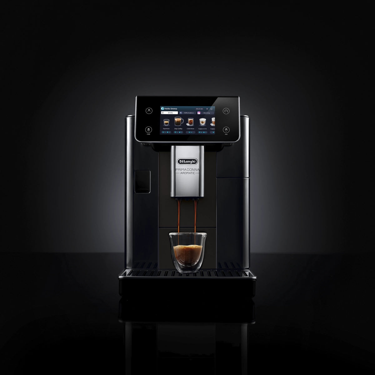 De'Longhi PrimaDonna Aromatic Super Automatic Espresso Machine ECAM63075TM Super Automatic Espresso Machine DeLonghi