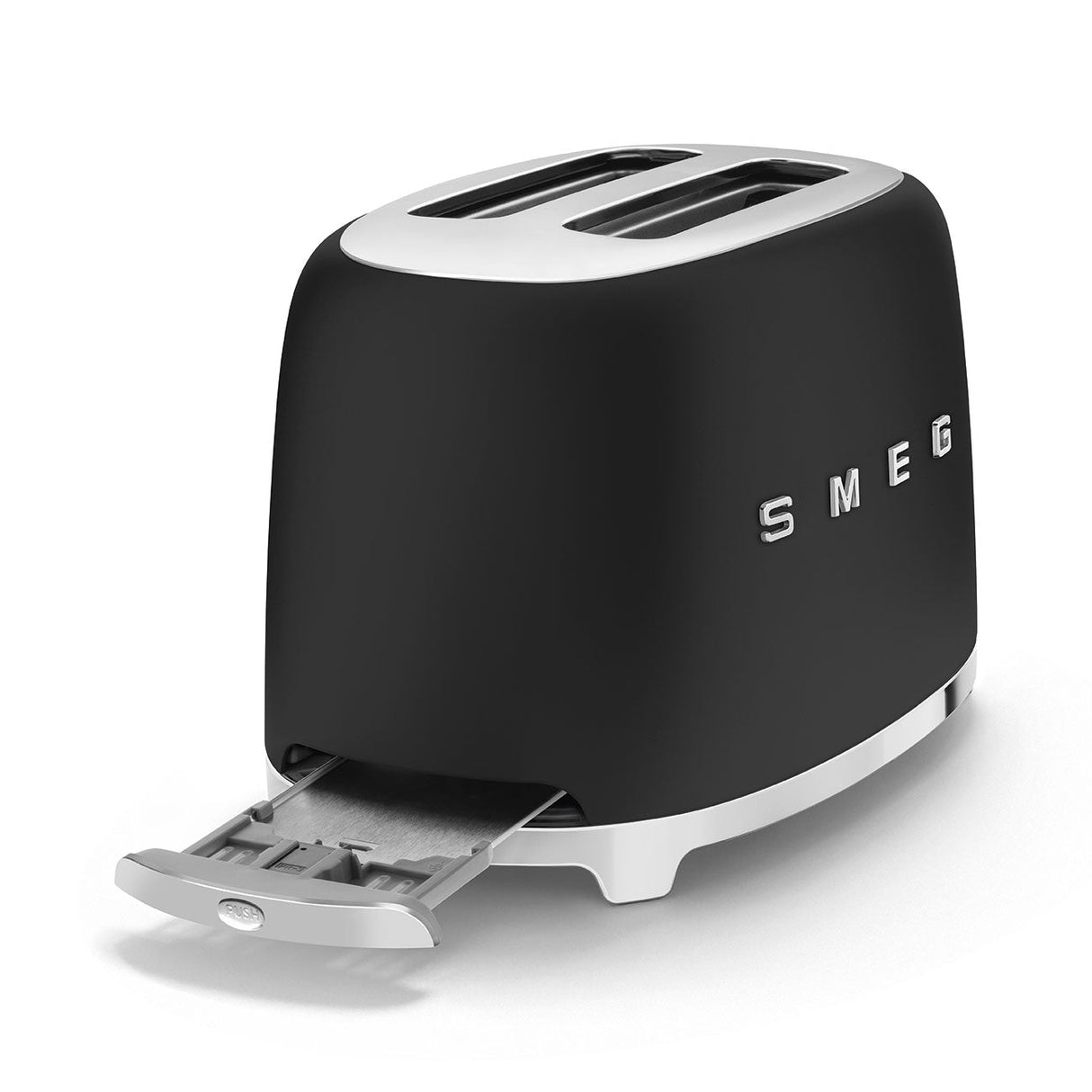 Smeg Retro-Style 2-Slice Toaster TSF01BLMUS (Matte Black) Toaster Oven Smeg