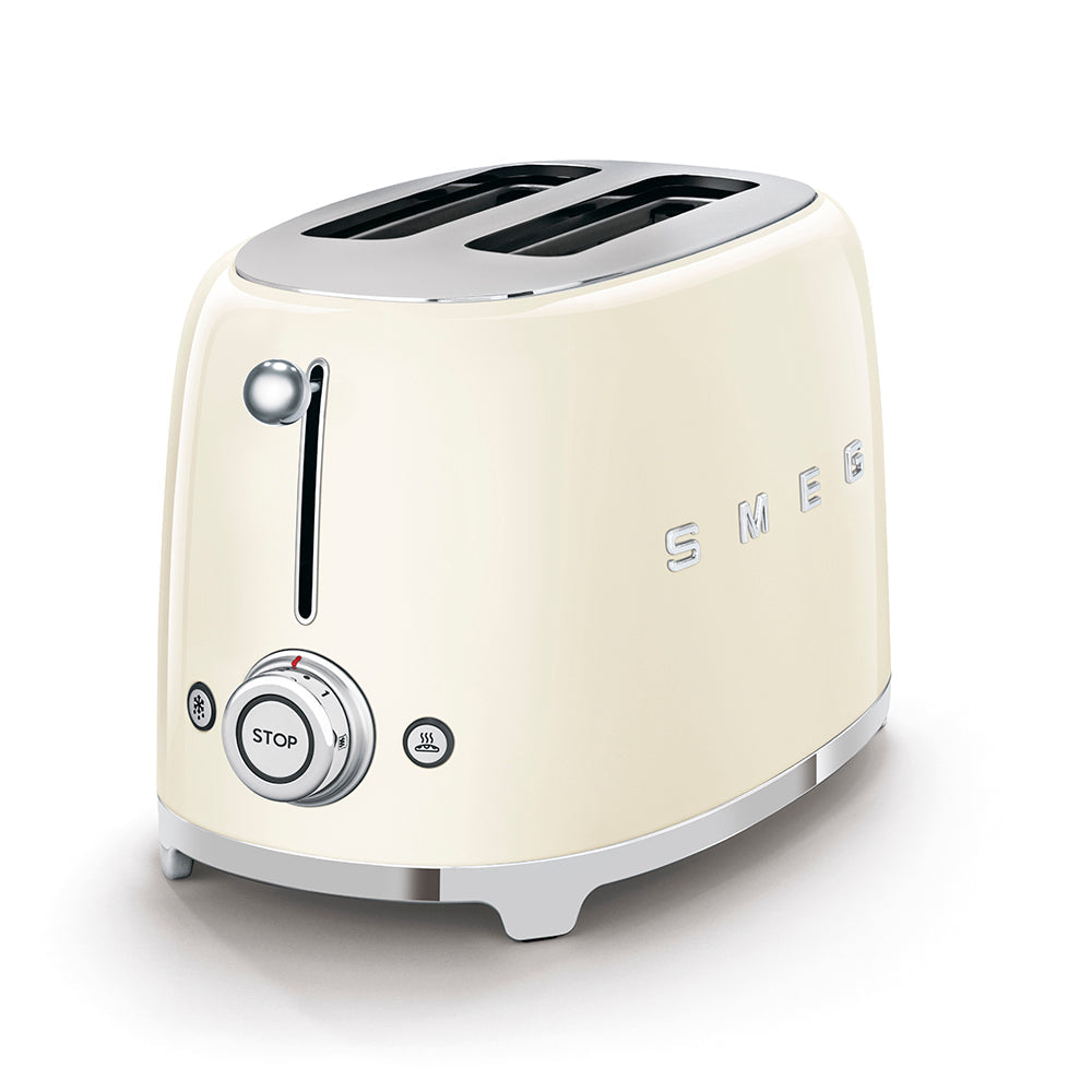 Smeg Retro-Style 2-Slice Toaster TSF01CRUS (Cream) Toaster Oven Smeg