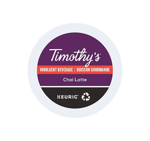 Timothy’s Indulgence French Vanilla Latte K-Cup® Pods (Box of 24) - Best Before September 13, 2023