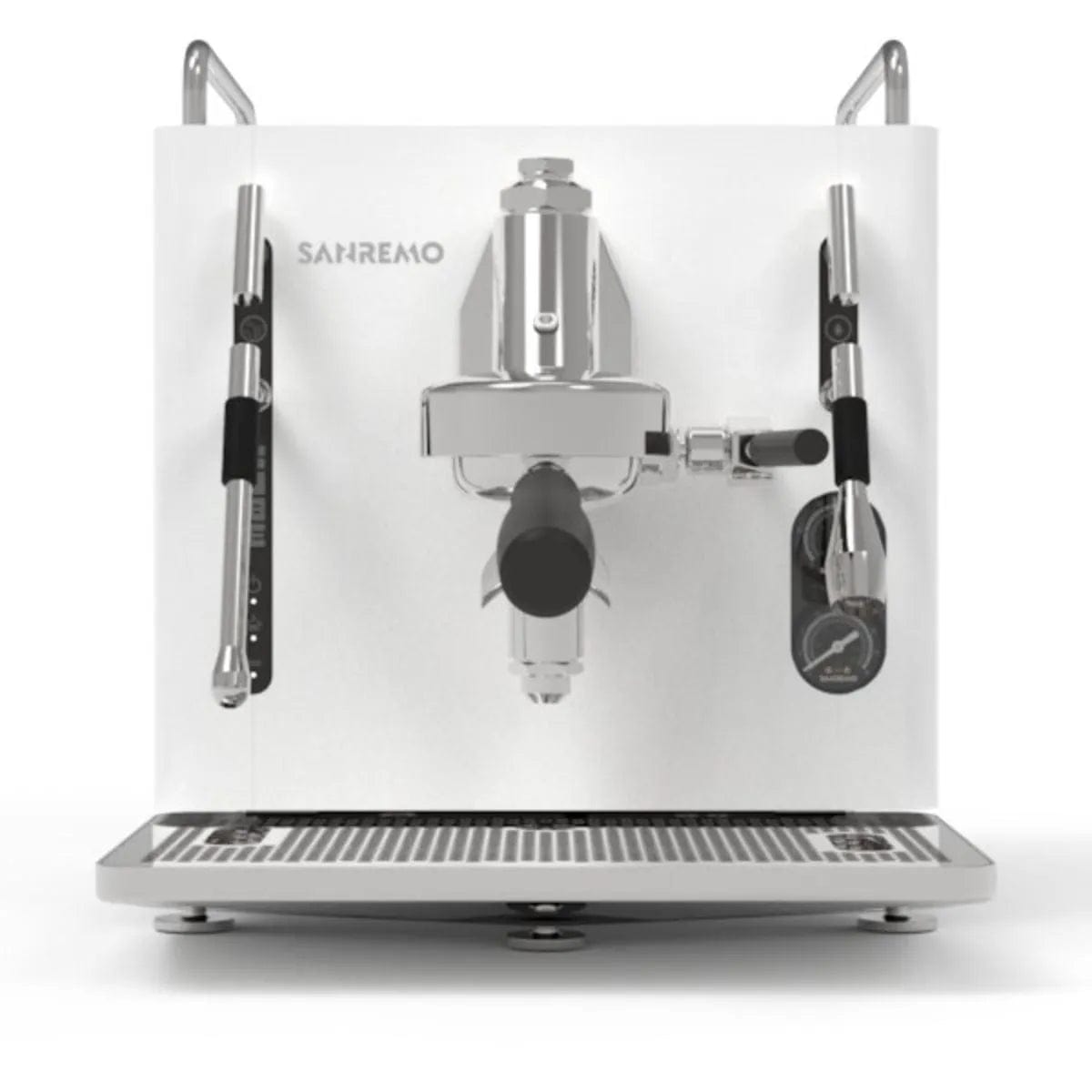 Sanremo Cube R Heat Exchanger Espresso Machine E61 Group Head w/ Flow Control Installed (White) - Showroom Unit Espresso Machine (Prosumer) Sanremo