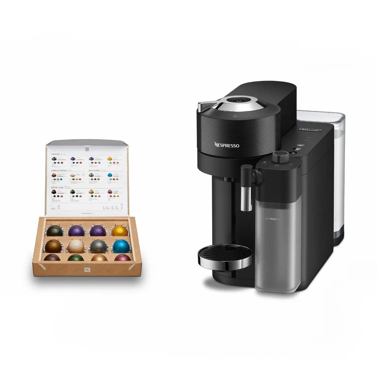 Nespresso Vertuo Lattissima by De'Longhi ENV300B (Matte Black) Nespresso Machine DeLonghi