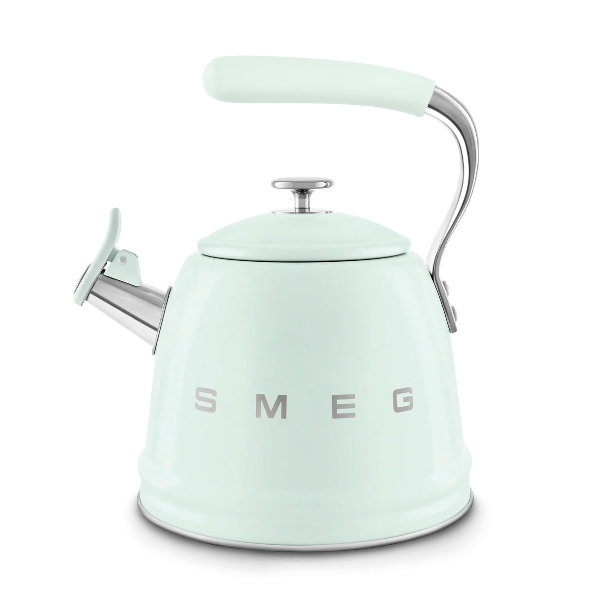 Smeg Retro-Style 2.3L Stove Top Whistling Kettle WKF01PG (Pastel Green) Kettle Smeg