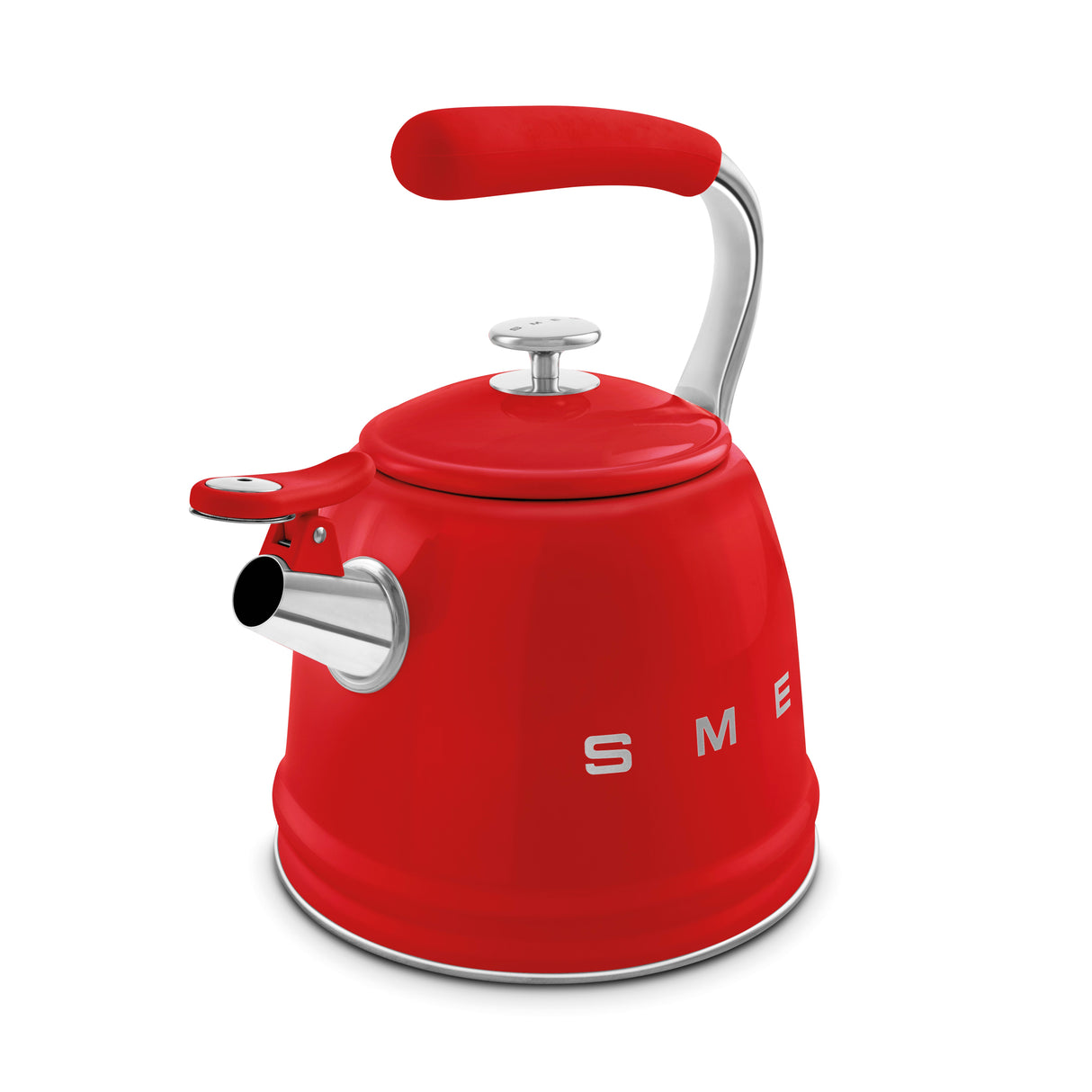 Smeg Retro-Style 2.3L Stove Top Whistling Kettle WKF01RD (Red) Kettle Smeg