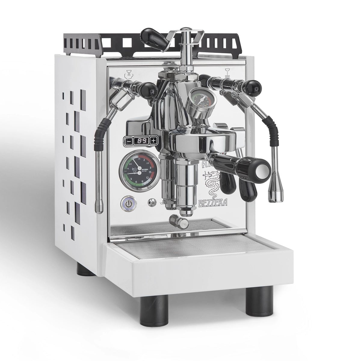 Bezzera Aria TOP Heat Exchange Espresso Machine w/ PID, Flow Control (White) Espresso Machine (Prosumer) Bezzera