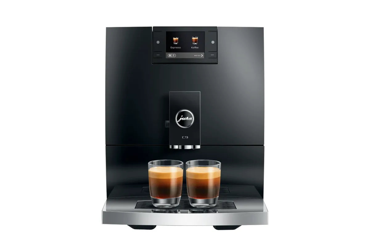 Jura C9 Automatic Coffee Machine 15739 (Piano Black) Super Automatic Espresso Machine Jura