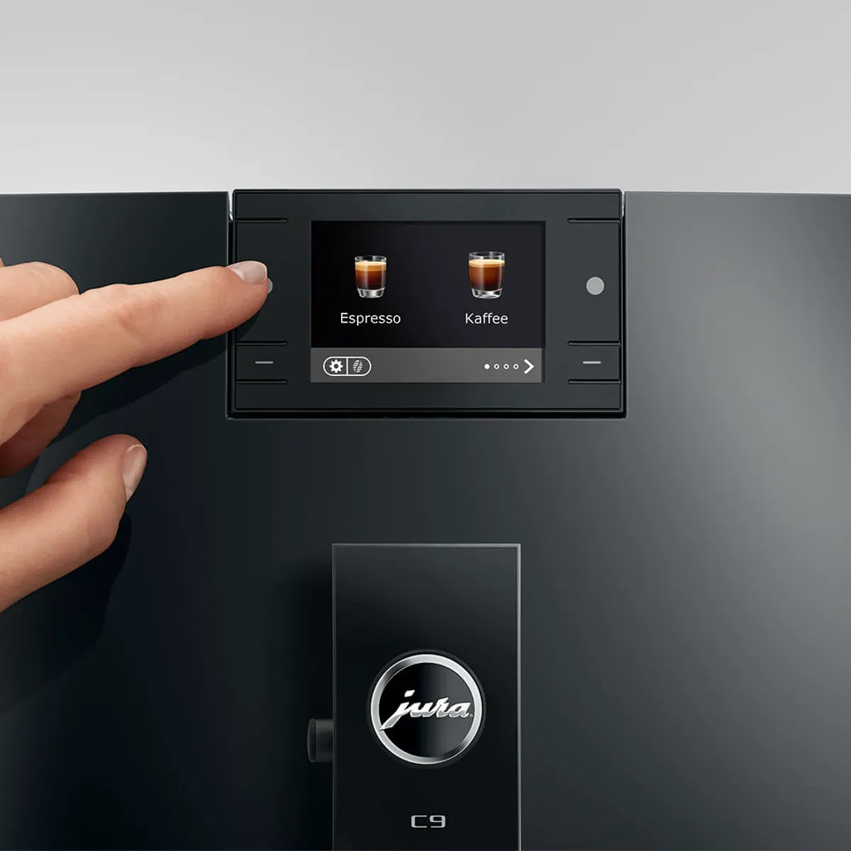 Jura C9 Automatic Coffee Machine 15739 (Piano Black) Super Automatic Espresso Machine Jura