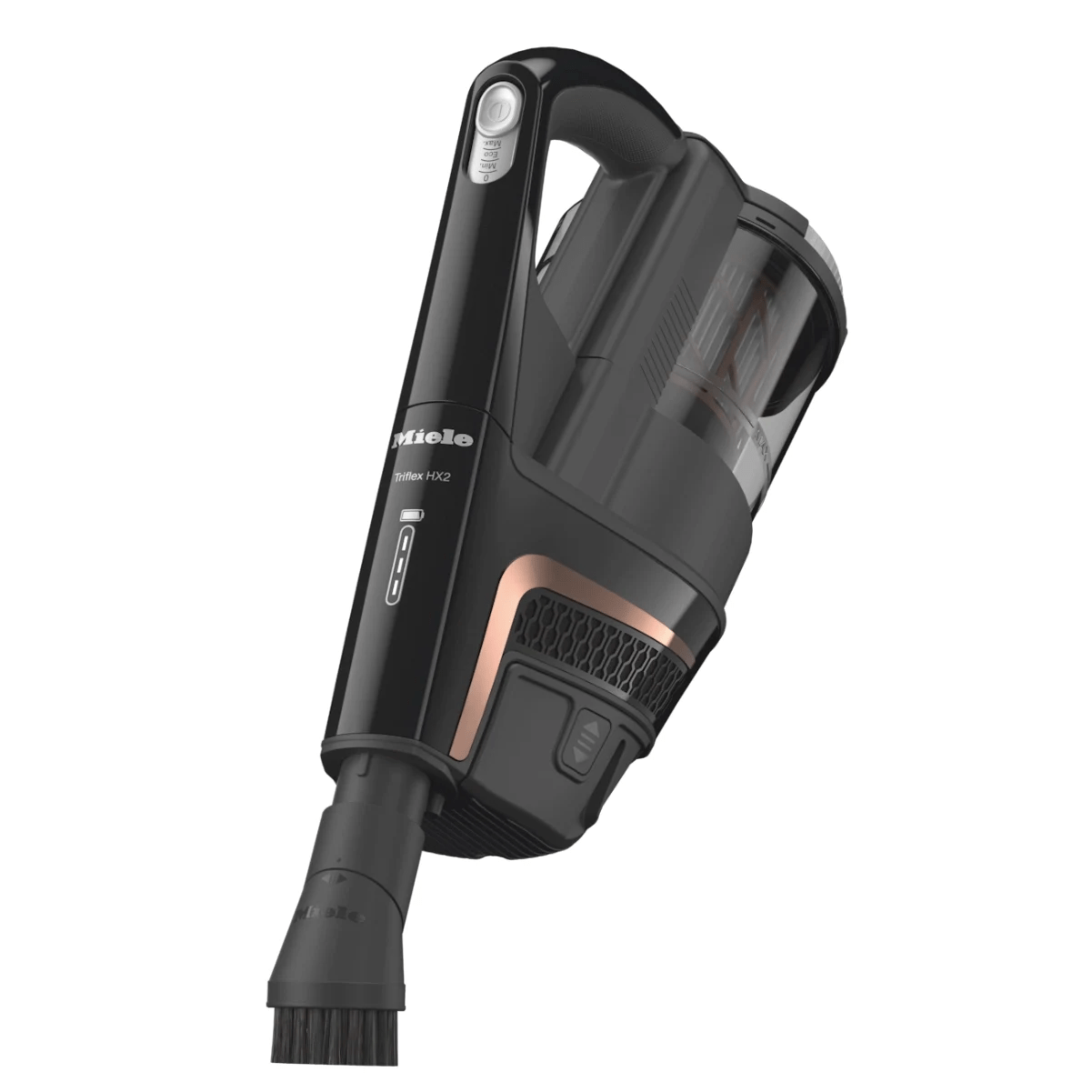 Miele Triflex HX2 Cat & Dog Cordless Bagless Stick Vacuums 41OML030USA (Obsidian Black with Rose Gold Accents) Vacuum Cleaners Miele