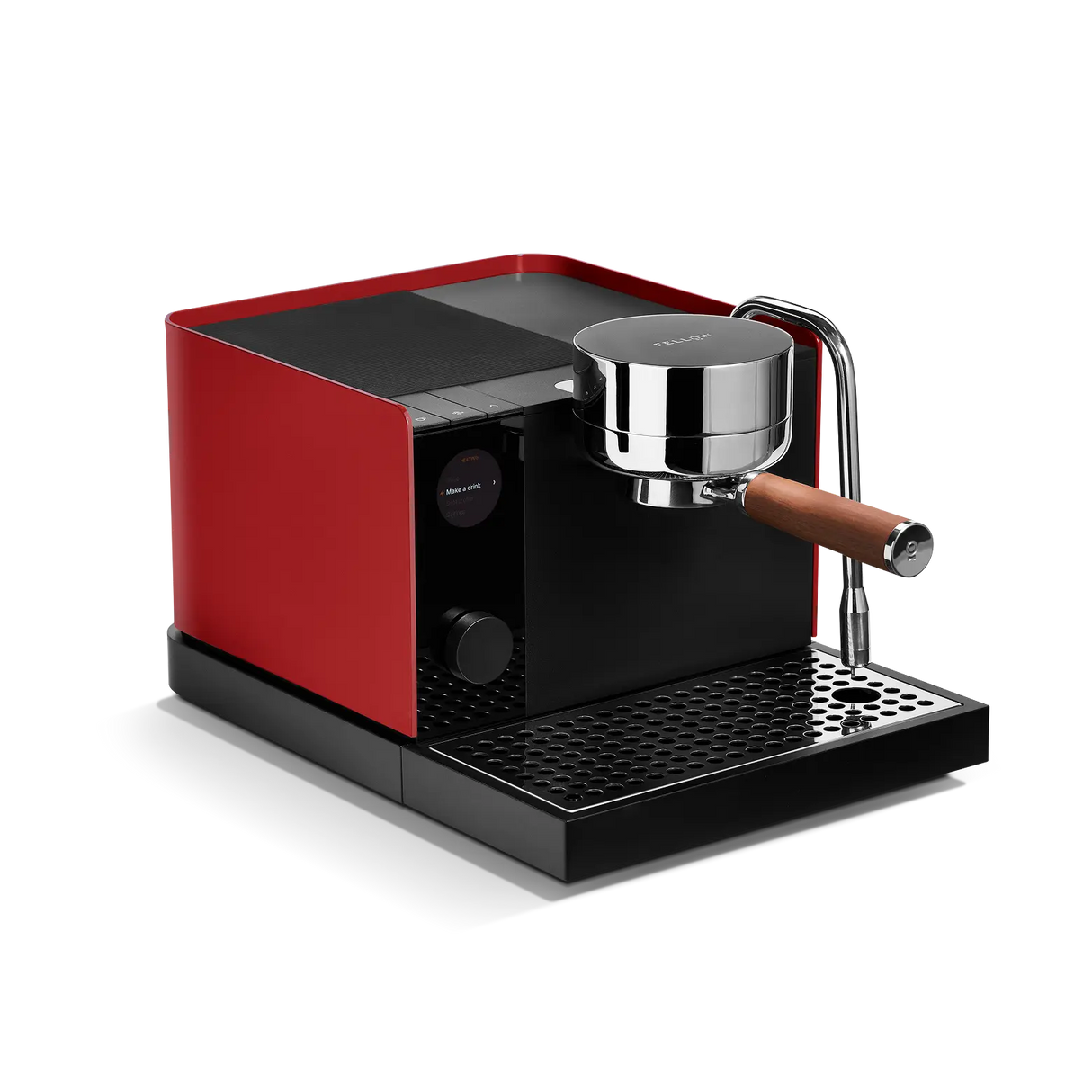Fellow Espresso Series 1 Semi-Automatic Espresso Machine (Cherry Red + Walnut) Espresso Machine (Prosumer) Fellow