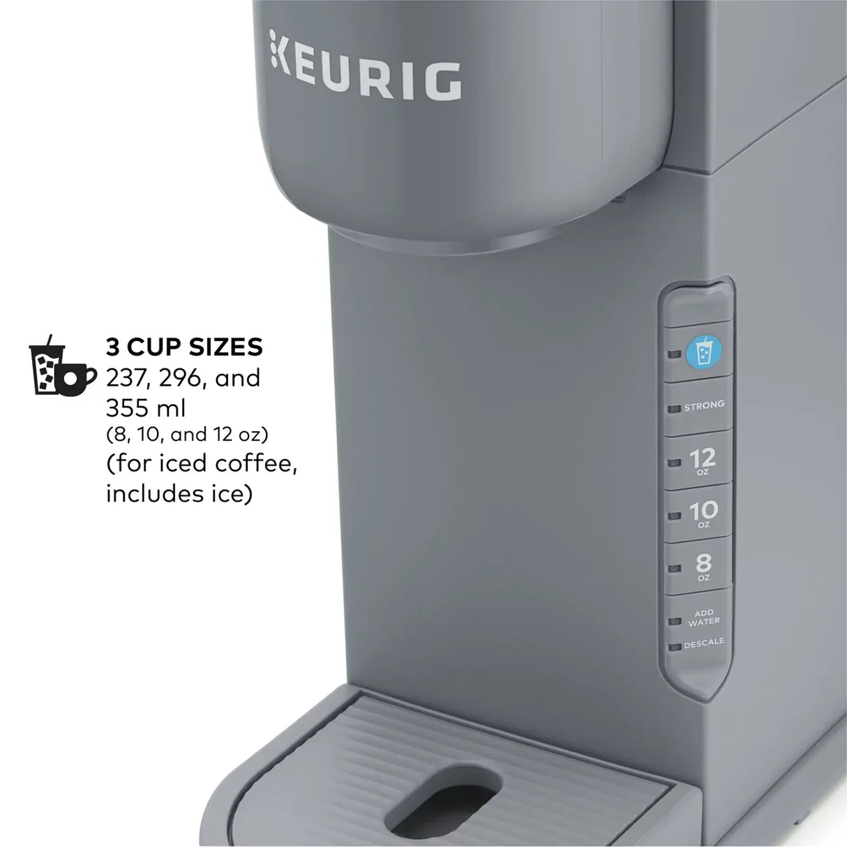 Keurig K-Slim Single Serve Coffee Maker (Grey) Keurig Machine Keurig
